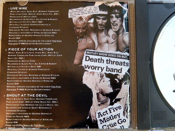 Mötley Crüe - Decade Of Decadence '81-'91 (CD, Comp, Club) (Near Mint (NM or M-)) - Image 2