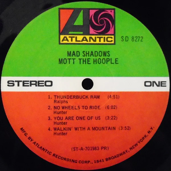 Mott The Hoople - Mad Shadows (LP, Album, PR ) (Very Good Plus (VG+)) - Image 5