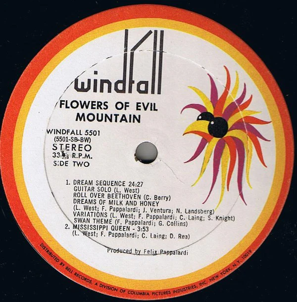Mountain - Flowers Of Evil (LP, Album, BW ) (Very Good Plus (VG+)) - Image 4