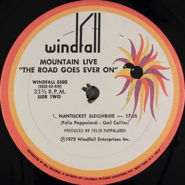 Mountain - Live : The Road Goes Ever On (LP, Album, BW-) (Very Good (VG)) - Image 4