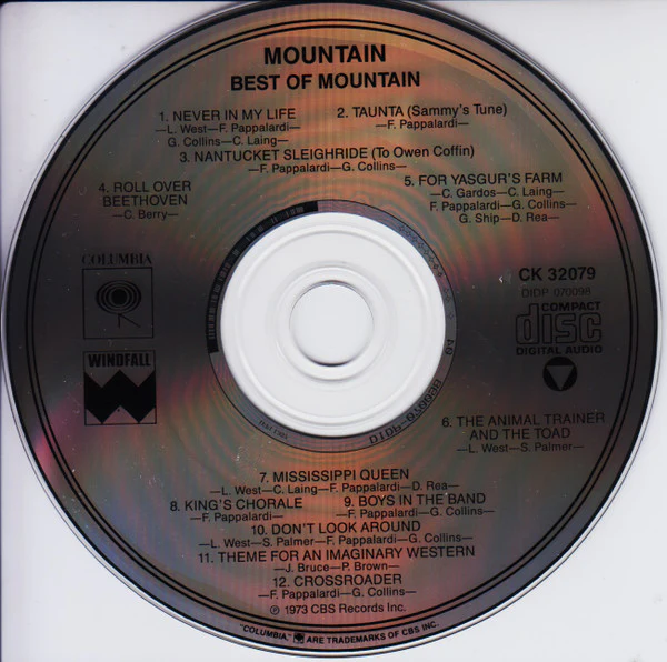 Mountain - The Best Of Mountain (CD, Comp, RE, RP) (Near Mint (NM or M-)) - Image 3