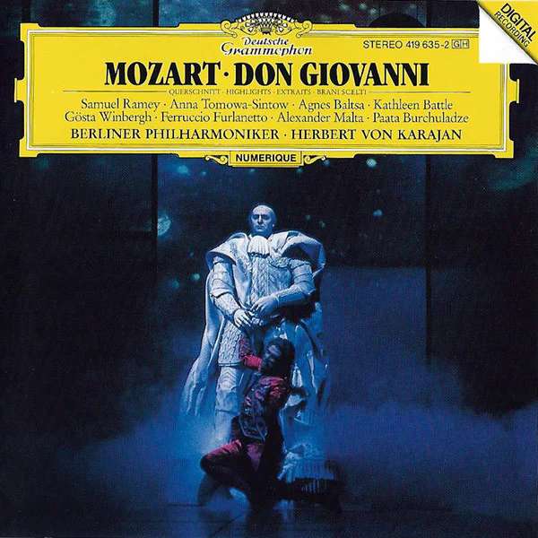 Mozart* : Berliner Philharmoniker, Herbert Von Karajan - Don Giovanni (Querschnitt • Highlights • Extraits • Brani Scelti) (CD) (Near Mint (NM or M-))