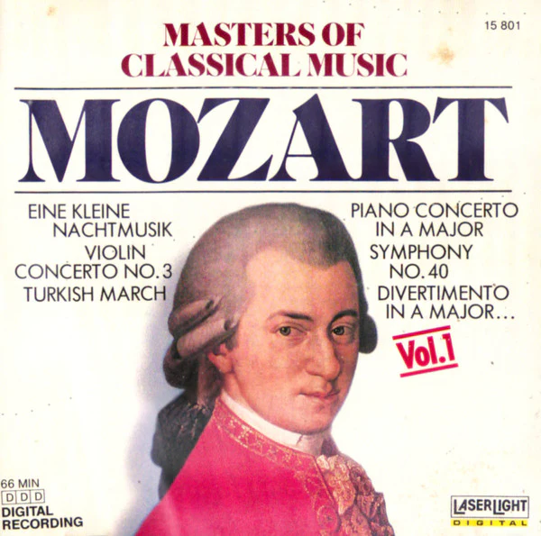 Mozart* - Masters Of Classical Music, Vol.1: Mozart (CD, Comp) (Near Mint (NM or M-))
