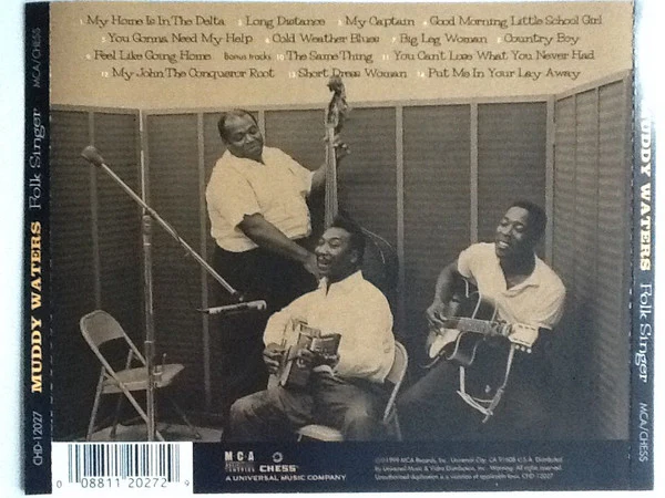 Muddy Waters - Folk Singer (CD, Album, RE, RM) (Near Mint (NM or M-)) - Image 2