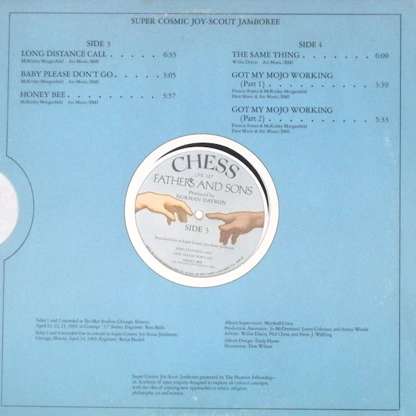 Muddy Waters / Otis Spann / Mike Bloomfield / Paul Butterfield / Donald "Duck" Dunn / Sam Lay And Buddy Miles - Fathers And Sons (2xLP, Album, Ter) (Near Mint (NM or M-)) - Image 3