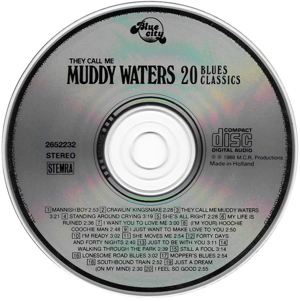Muddy Waters - They Call Me Muddy Waters (20 Blues Classics) (CD, Comp) (Near Mint (NM or M-)) - Image 3