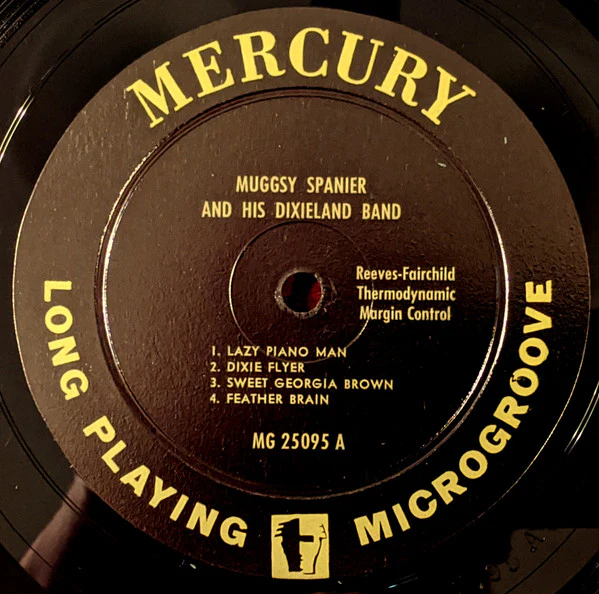 Muggsy Spanier And His Dixieland Band - Muggsy Spanier And His Dixieland Band (10", Pap) (Near Mint (NM or M-)) - Image 3