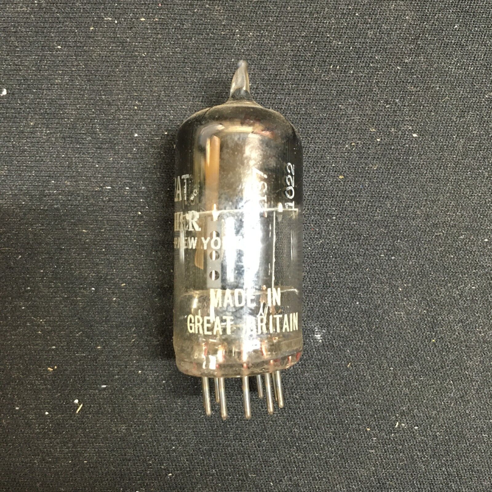 Mullard 12AT7 Vacuum Tube * Tested 64%/72% - Image 3