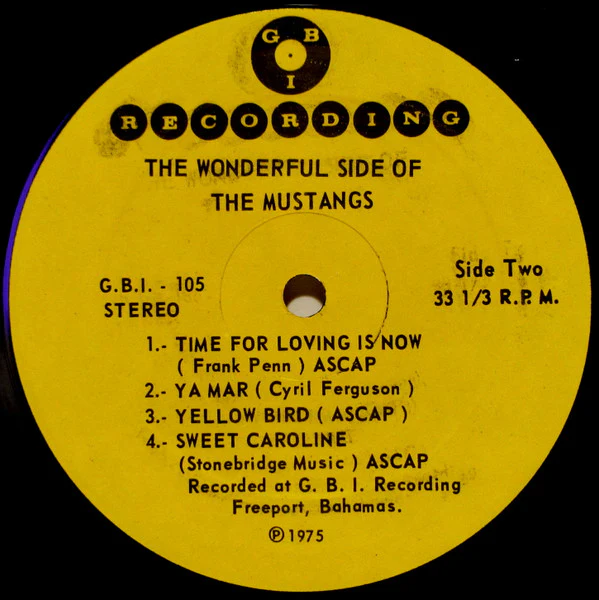 Mustangs  - The Wonderful Side Of The Mustangs (LP, Album) (Good Plus (G+)) - Image 4