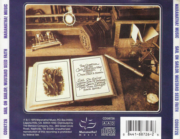 Mustard Seed Faith - Sail On Sailor (CD, Album, RE) (Very Good Plus (VG+)) - Image 5