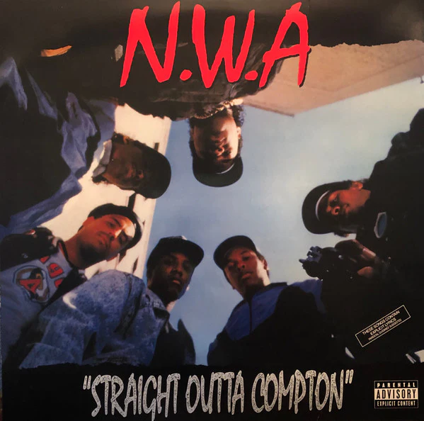 N.W.A. - Straight Outta Compton (LP, Album, RE) (Very Good Plus (VG+))