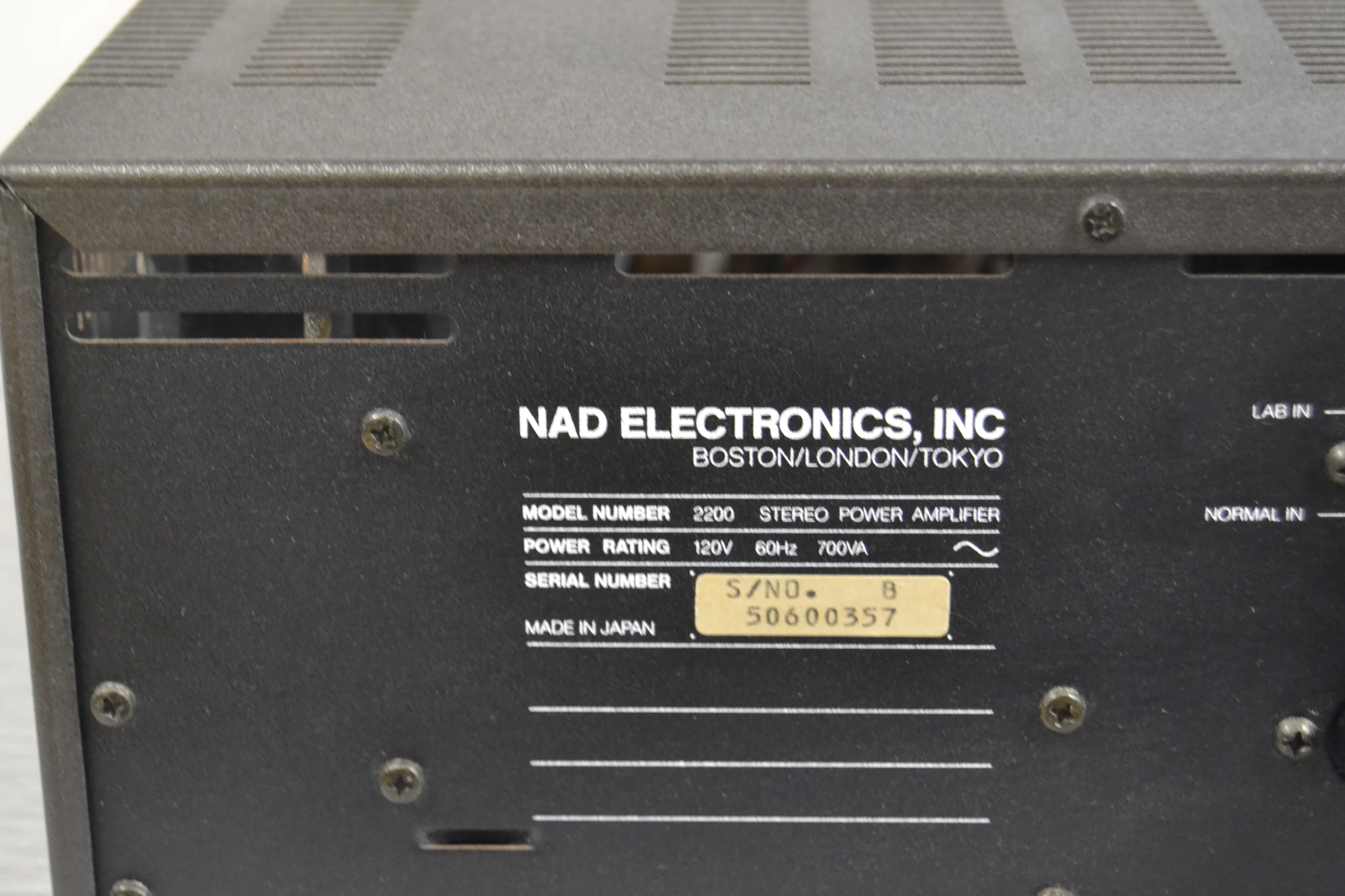 NAD 2200 Stereo Power Amplifier * 100W RMS - Image 8
