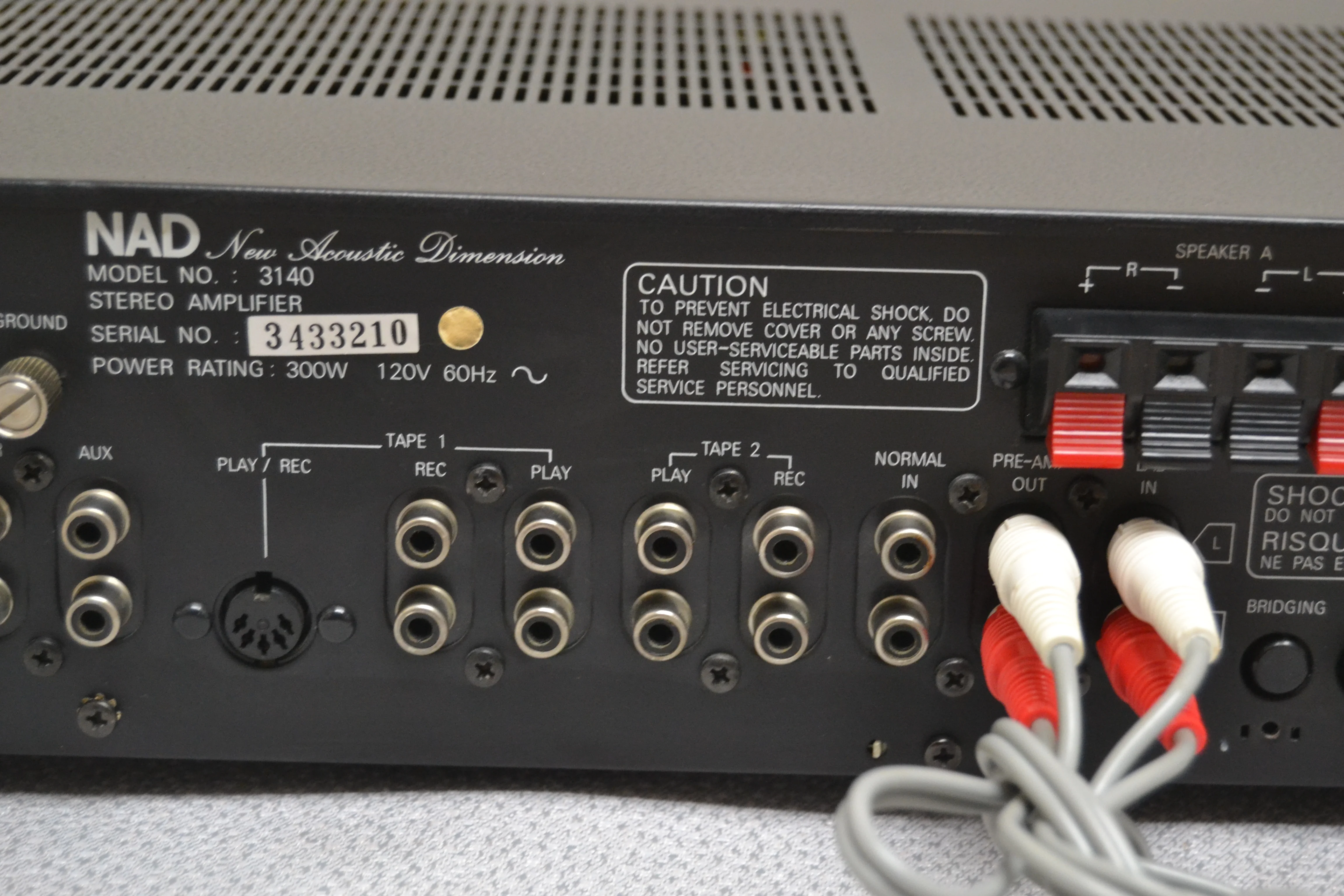 NAD 3140 Integrated Amplifier * 40W RMS * 1981 - Image 10