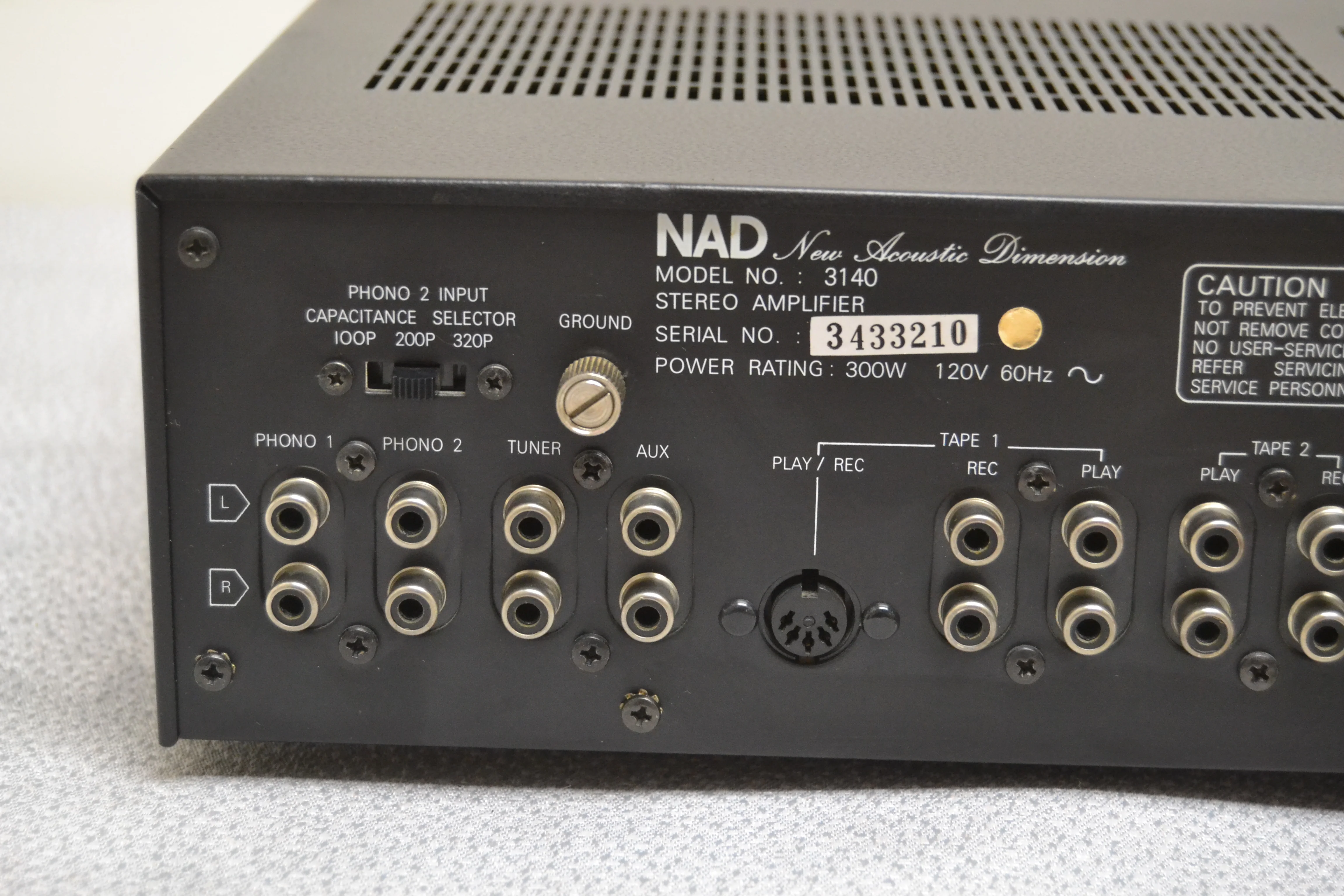 NAD 3140 Integrated Amplifier * 40W RMS * 1981 - Image 9