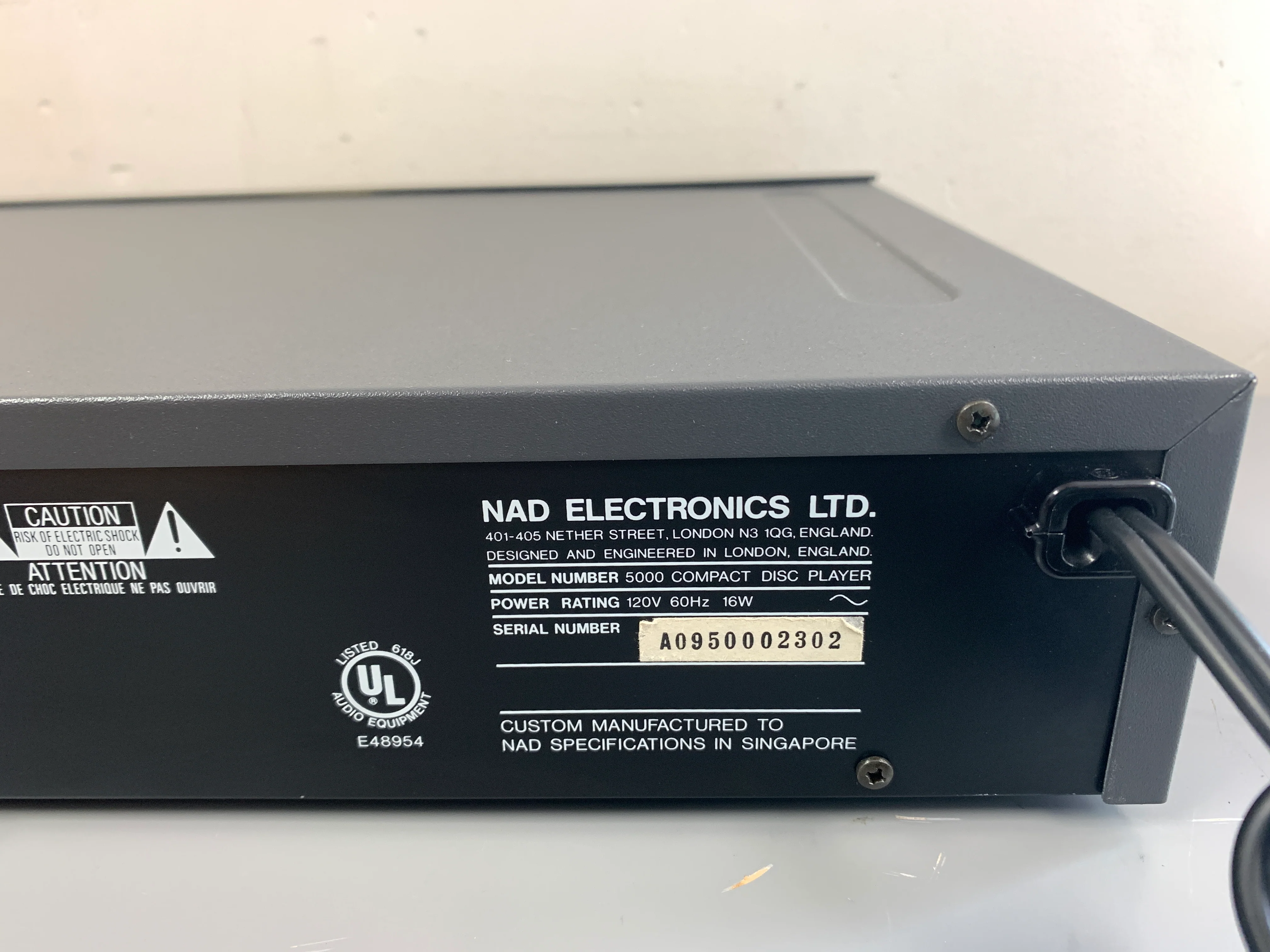 NAD 5000 Monitor Series Single CD Player * Remote Control - Image 15