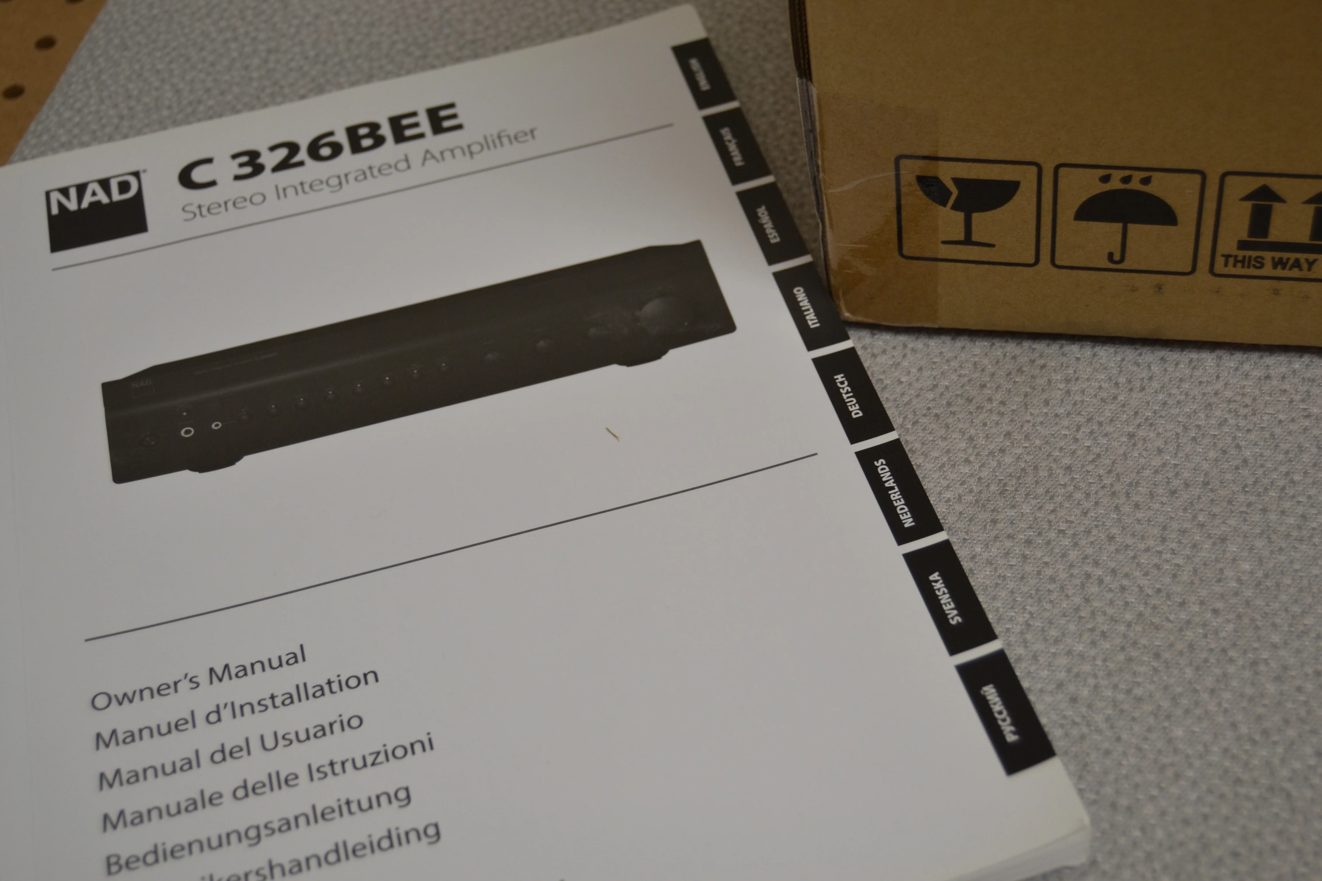 Nad C326BEE Stereo Integrated Amplifier * 50W RMS * Box * Manual * Remote - Image 6