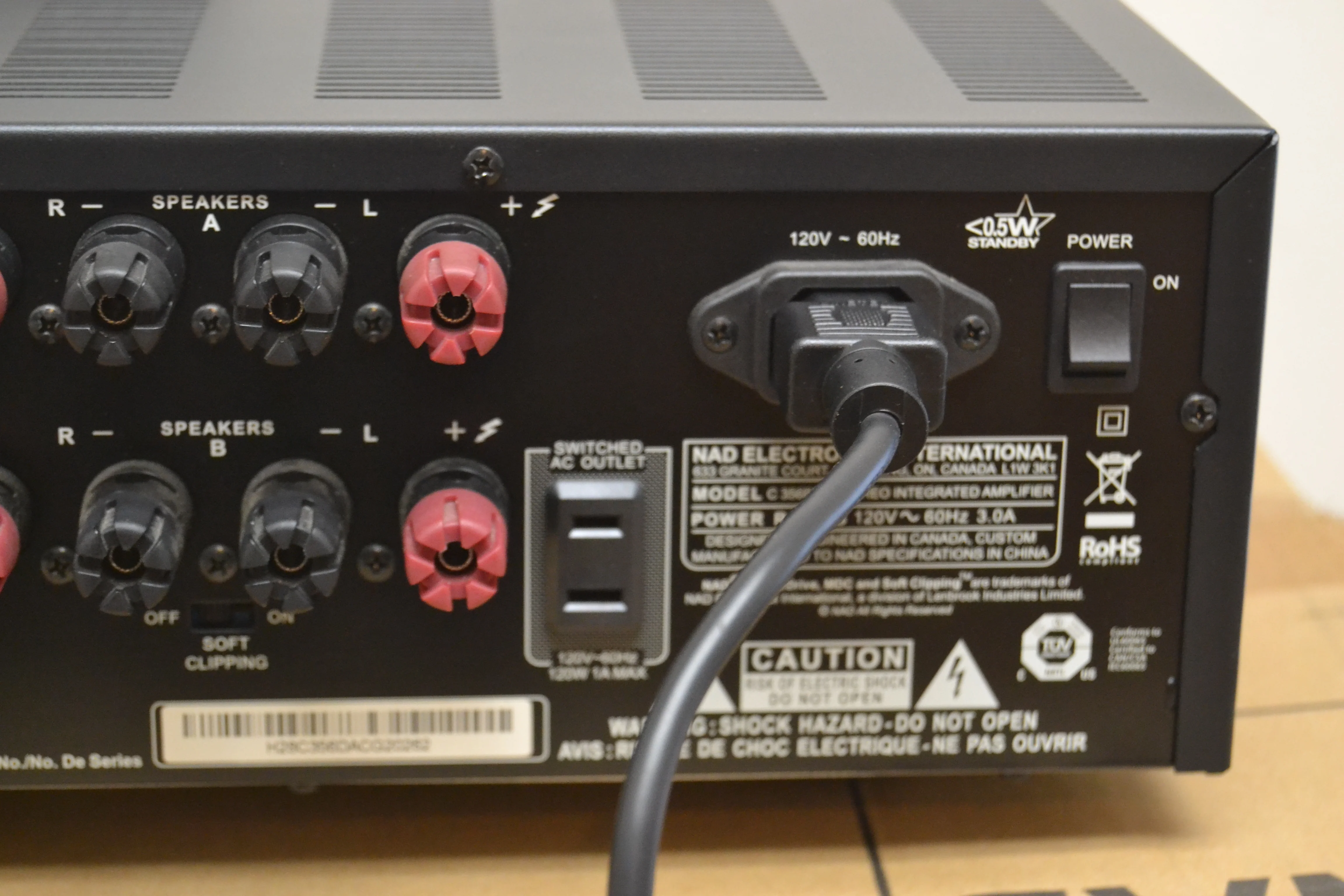 NAD C356BEE Integrated Amplifier * DAC Board * Remote * Manual * Box - Image 15