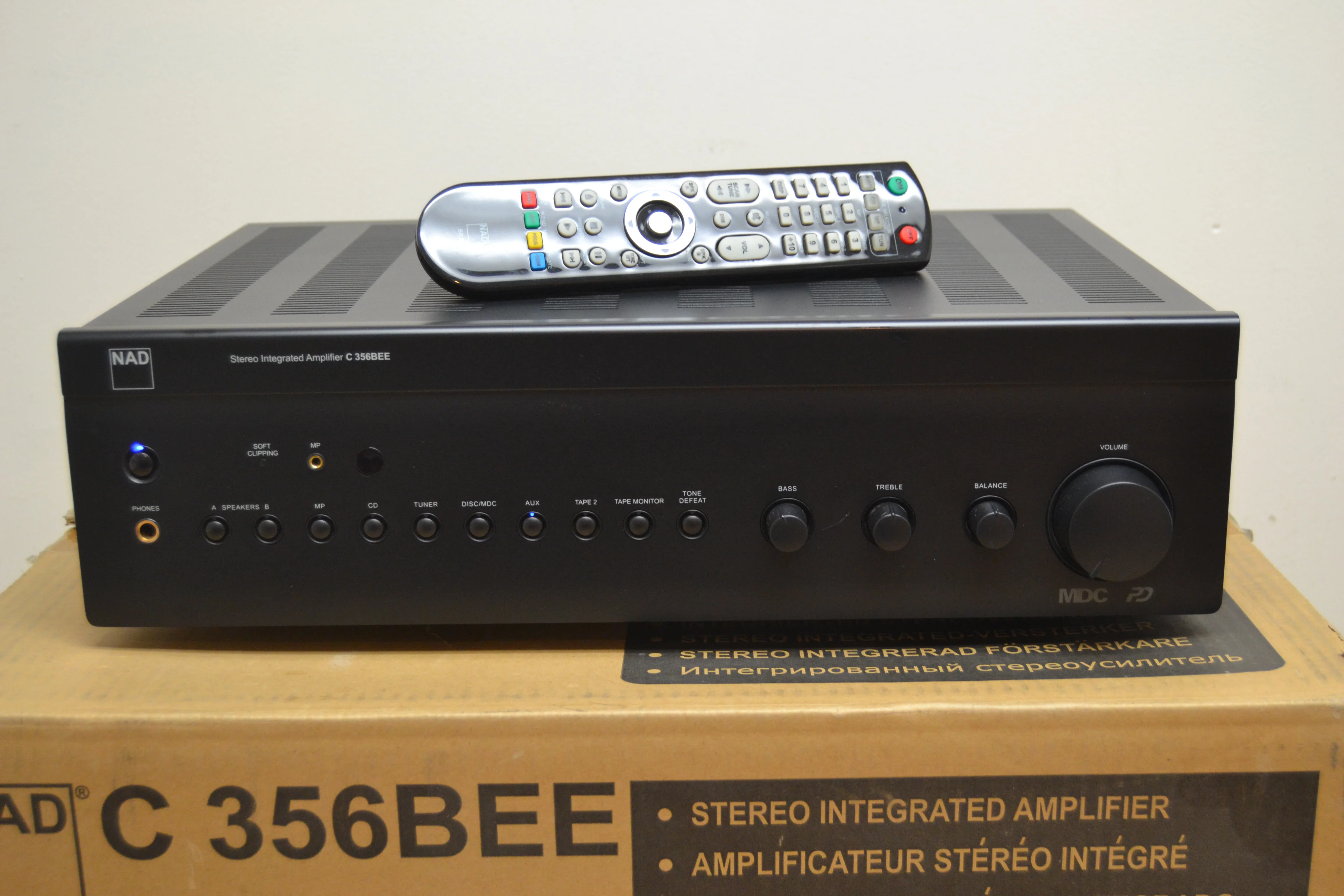 NAD C356BEE Integrated Amplifier * DAC Board * Remote * Manual * Box - Image 2