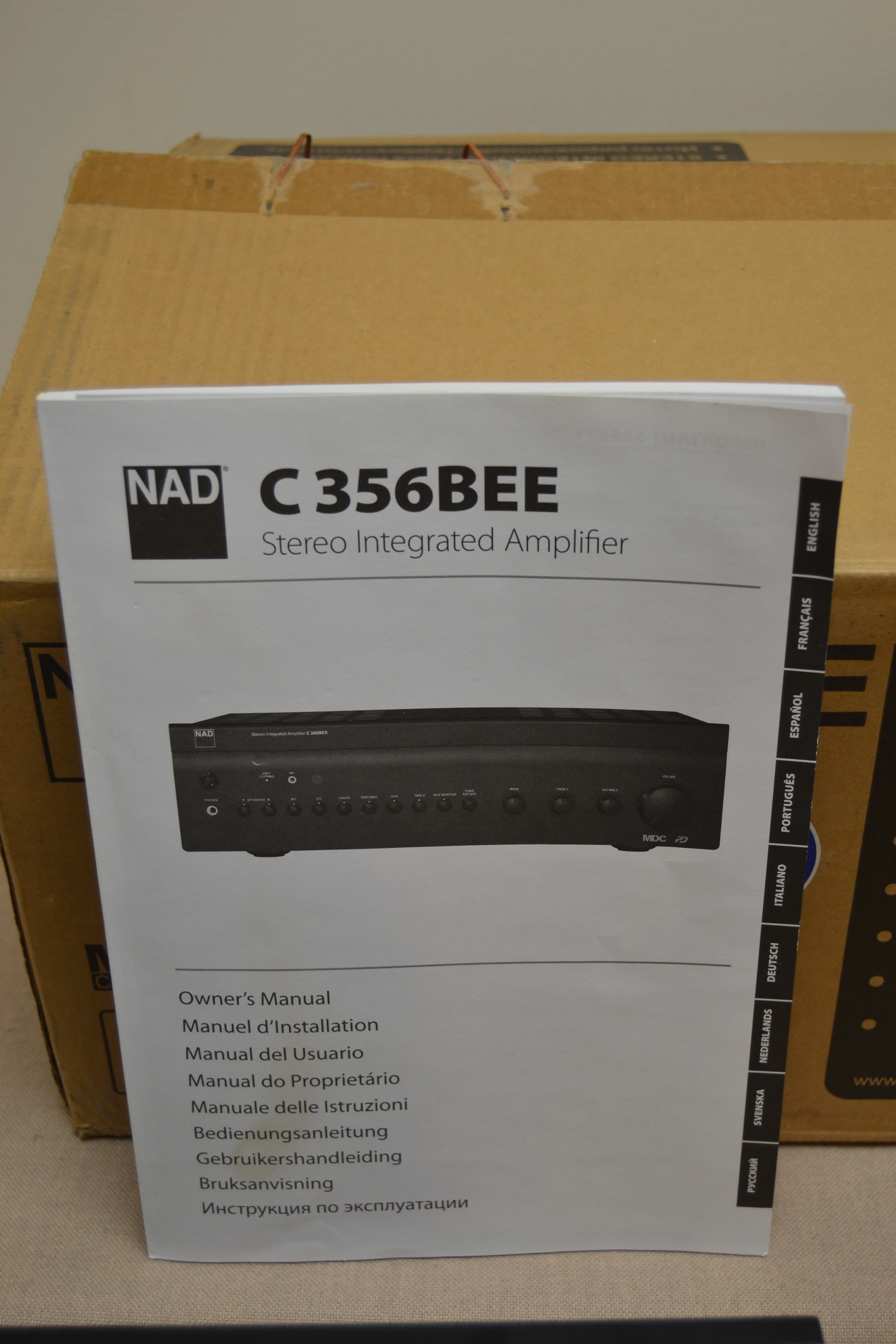 NAD C356BEE Integrated Amplifier * DAC Board * Remote * Manual * Box - Image 7
