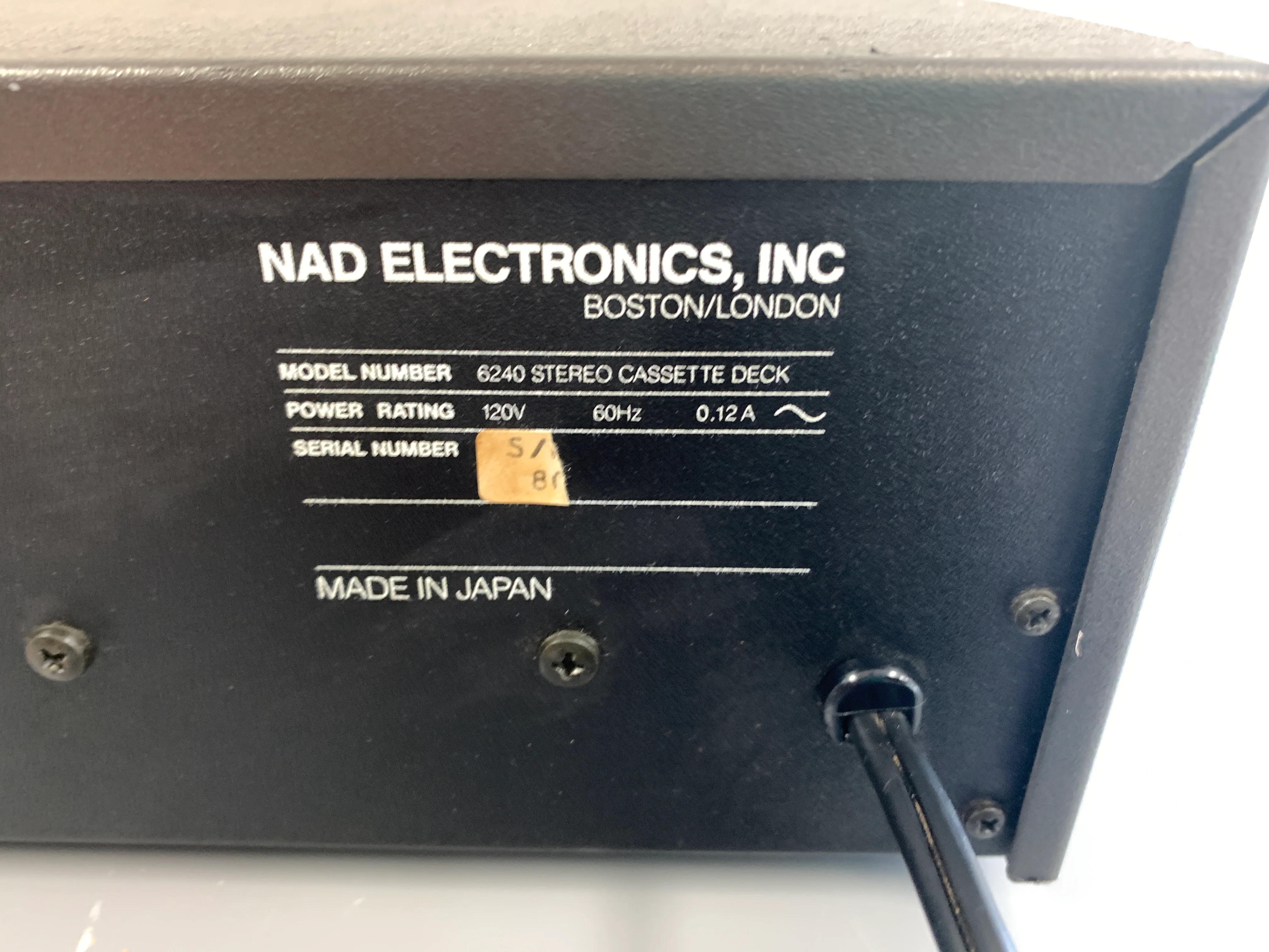 NAD Stereo Cassette Deck 6240 - Image 12