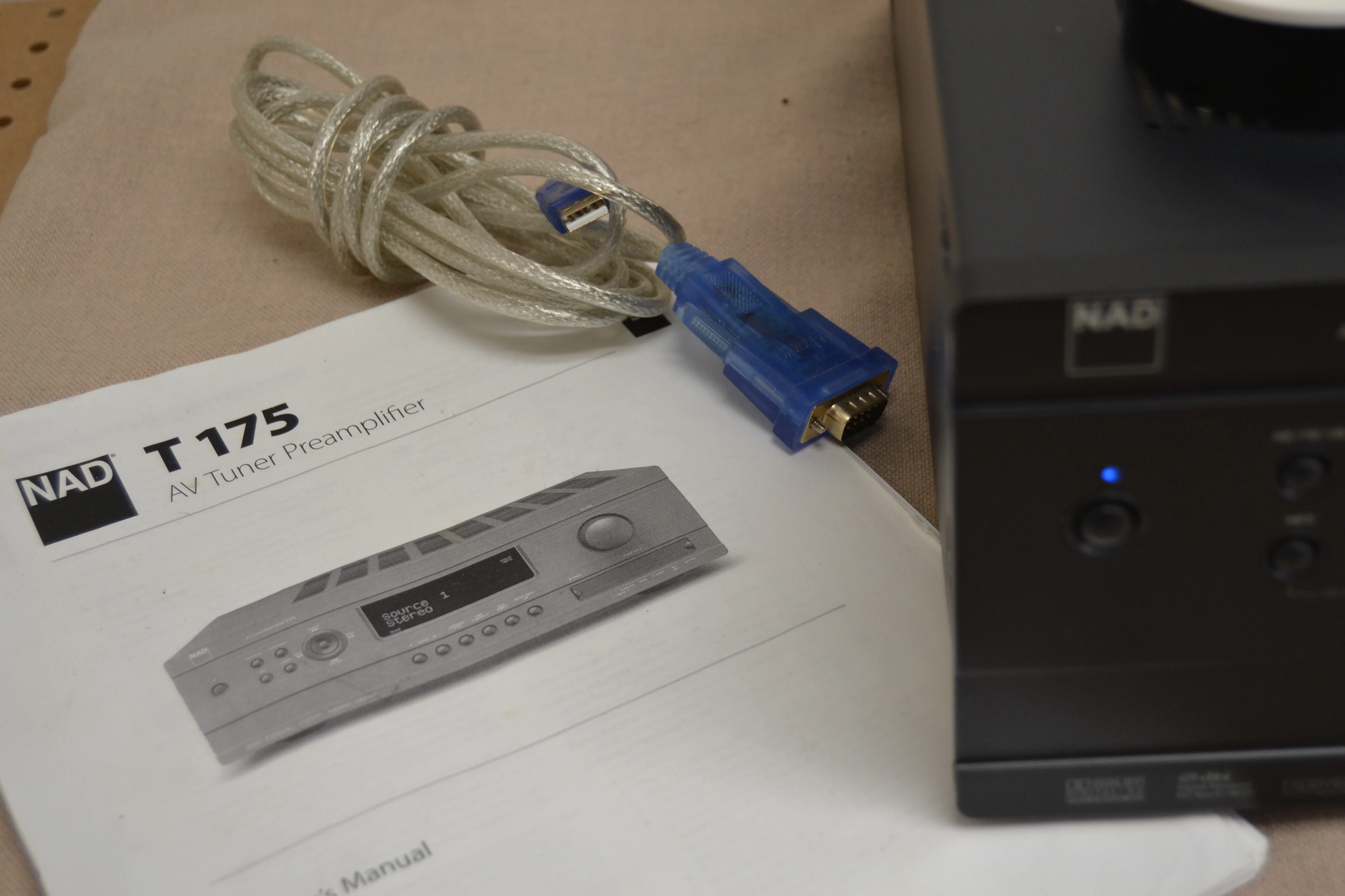 NAD T175 Stereo AV Tuner Preamplifier * Remote * Manual * Dock - Image 7