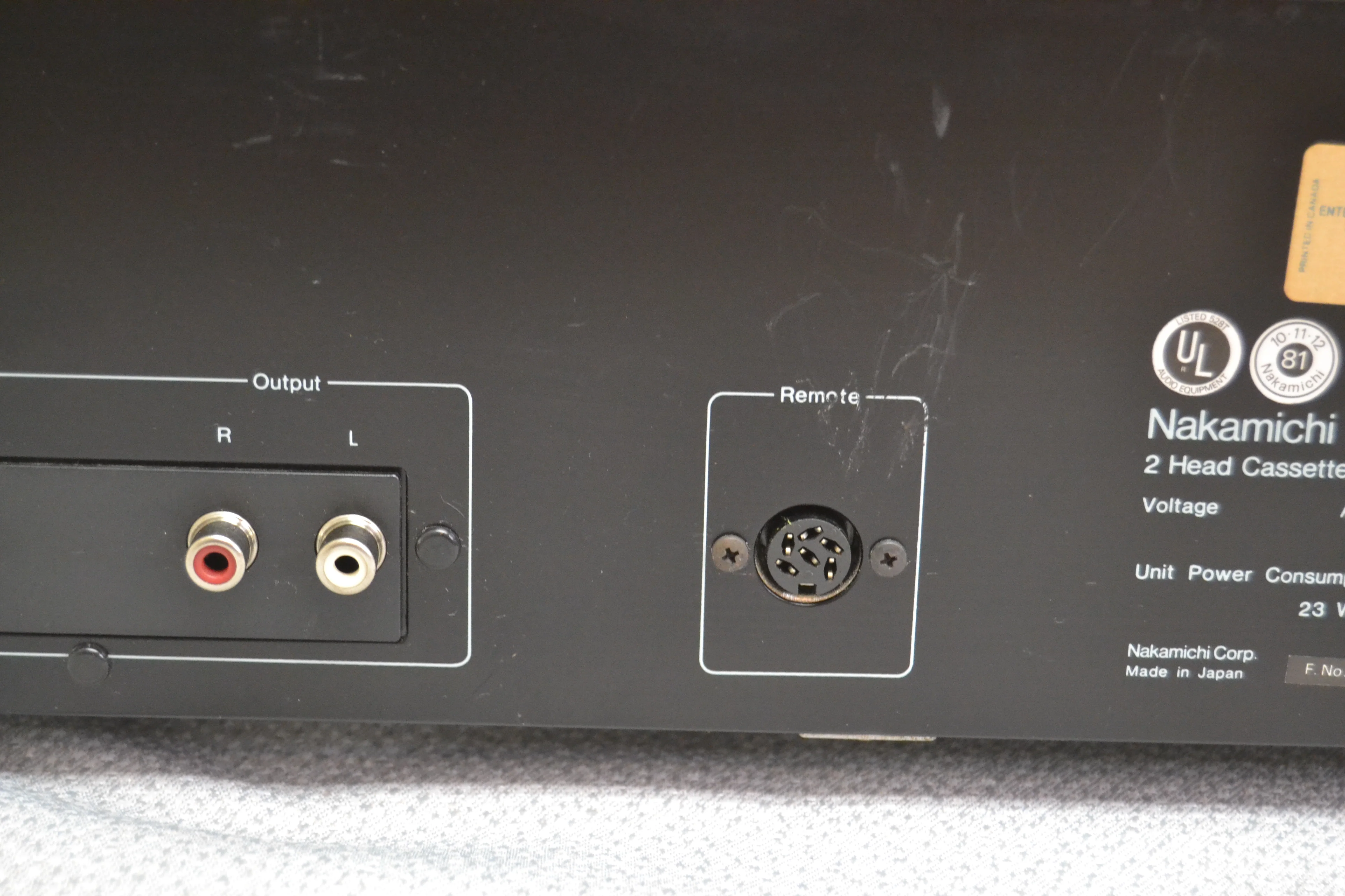 Nakamichi 480 Single Cassette Deck * New Belts * Playback Only NO Recording * - Image 12