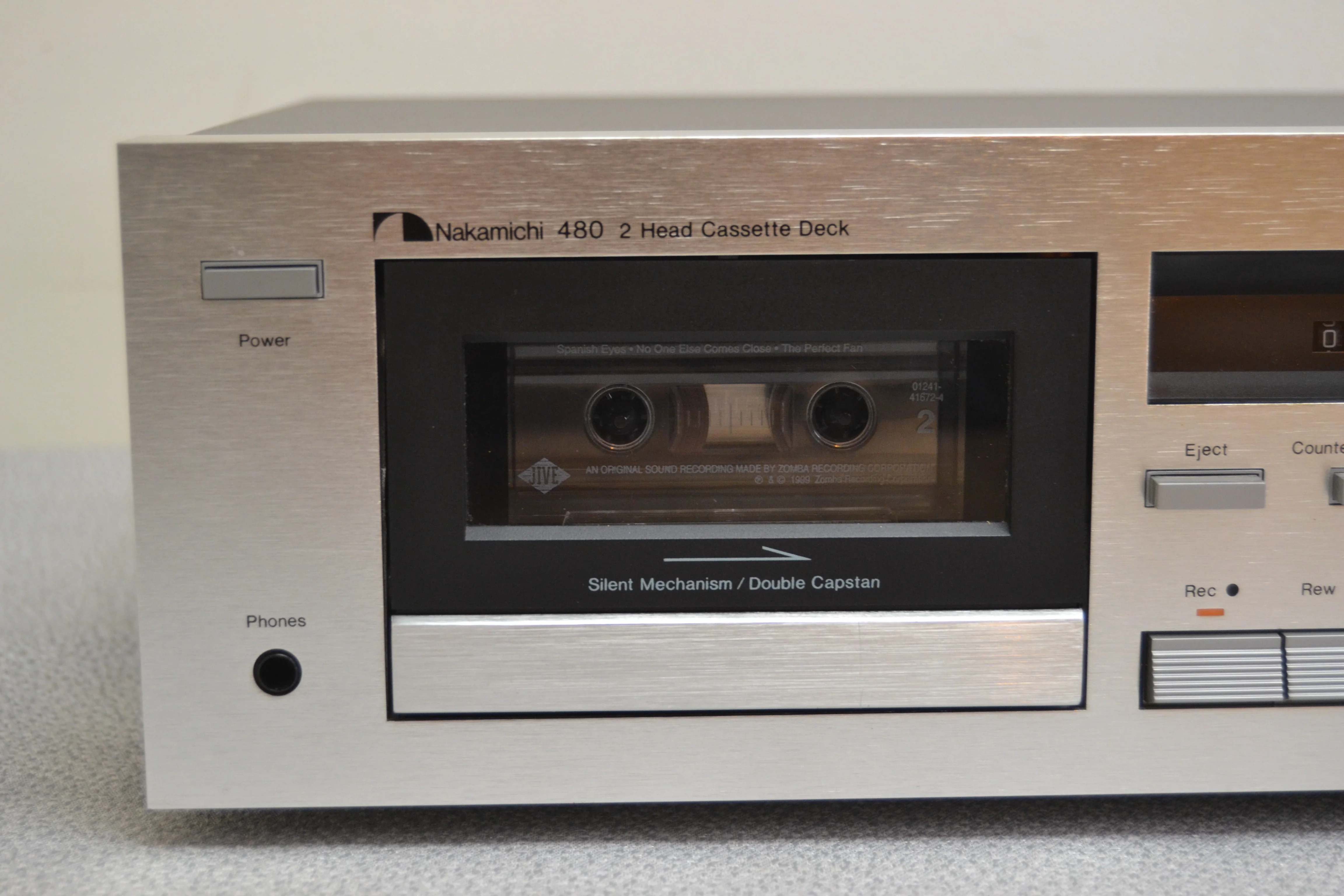 Nakamichi 480 Single Cassette Deck * New Belts * Playback Only NO Recording * - Image 2