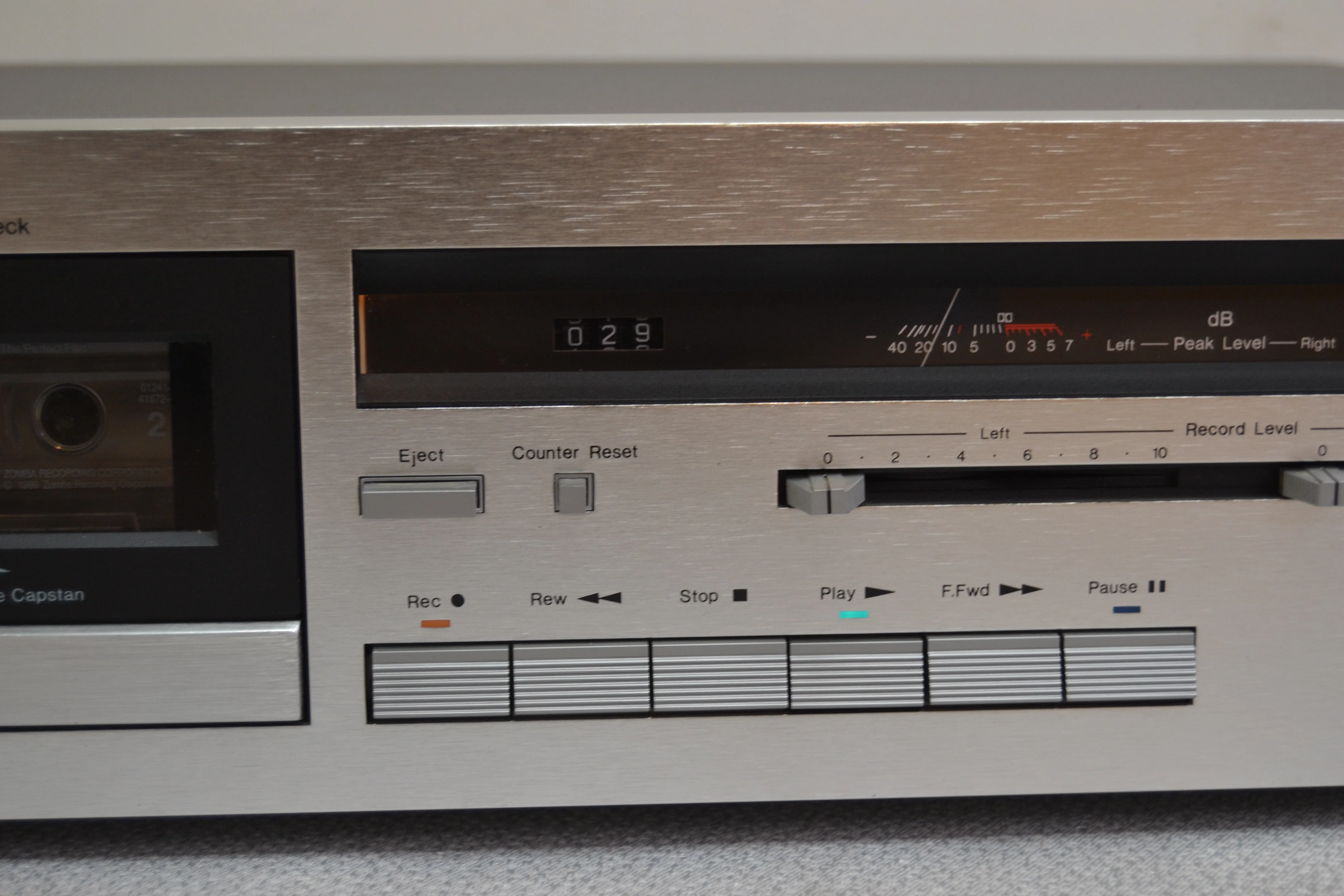 Nakamichi 480 Single Cassette Deck * New Belts * Playback Only NO Recording * - Image 3