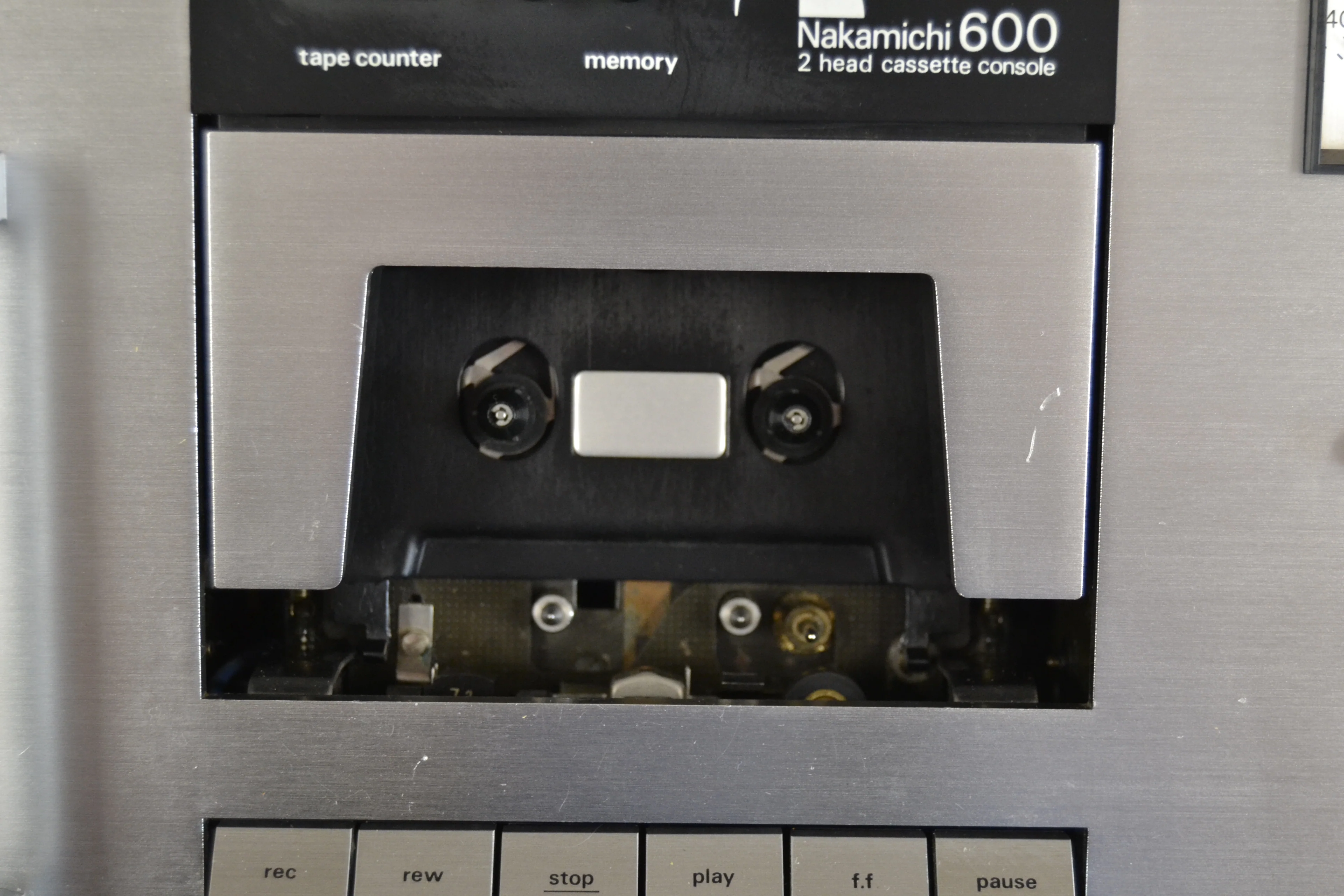 Nakamichi 600 Cassette Deck * Nakamichi Dust Cover * New Belts - Image 13
