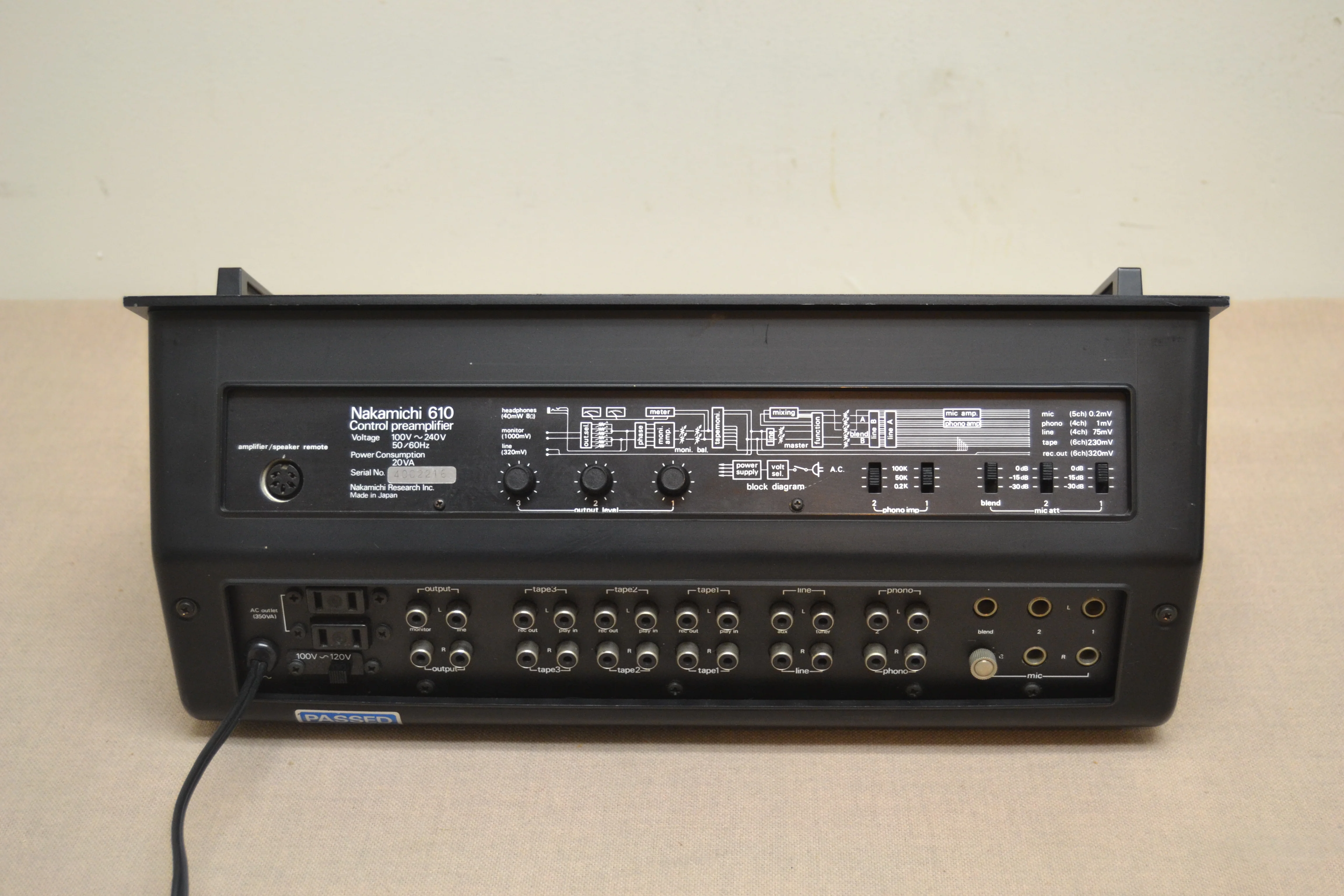 Nakamichi 610 Stereo Control Preamplifier * 1977 - Image 14