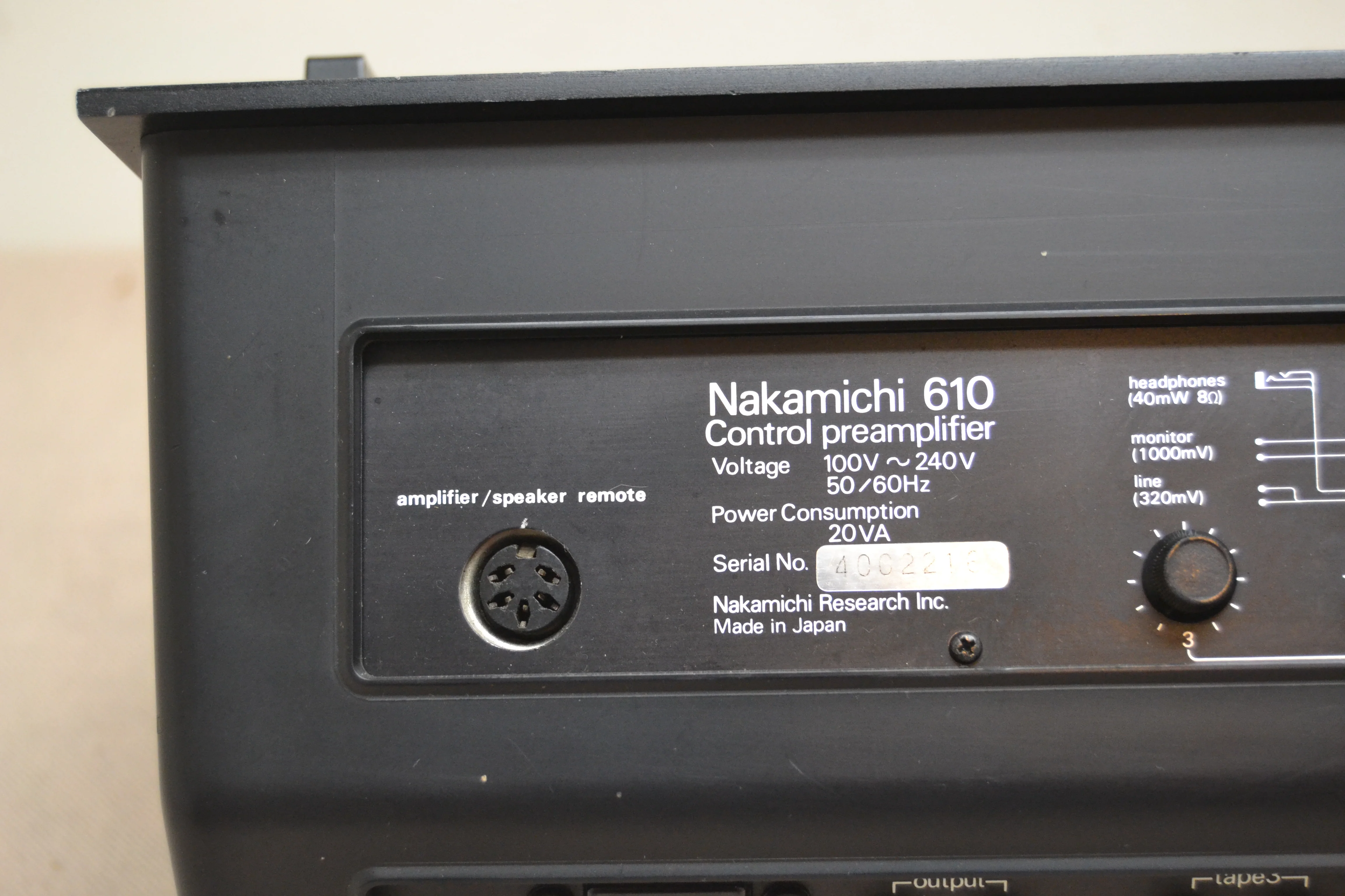 Nakamichi 610 Stereo Control Preamplifier * 1977 - Image 15
