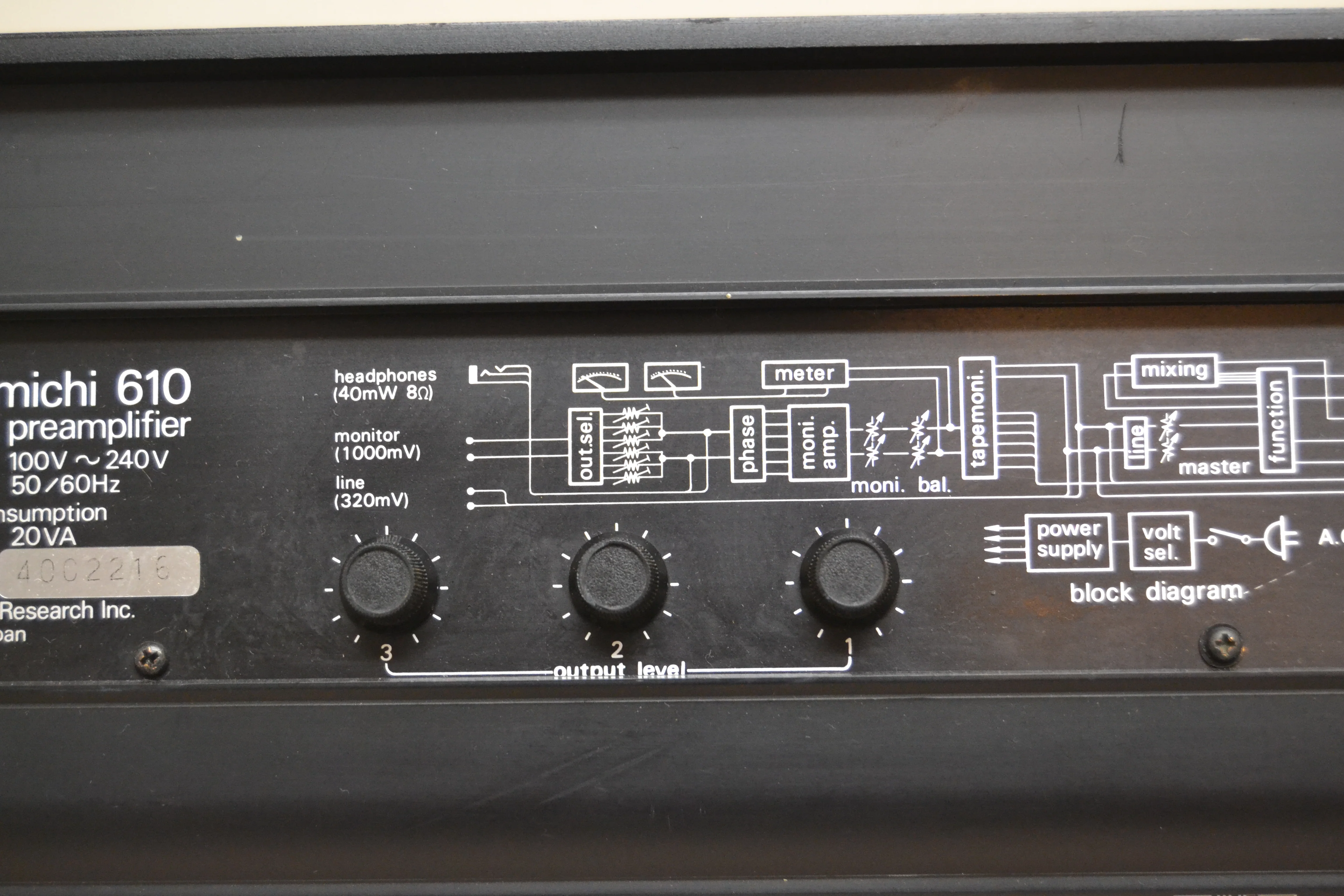 Nakamichi 610 Stereo Control Preamplifier * 1977 - Image 16