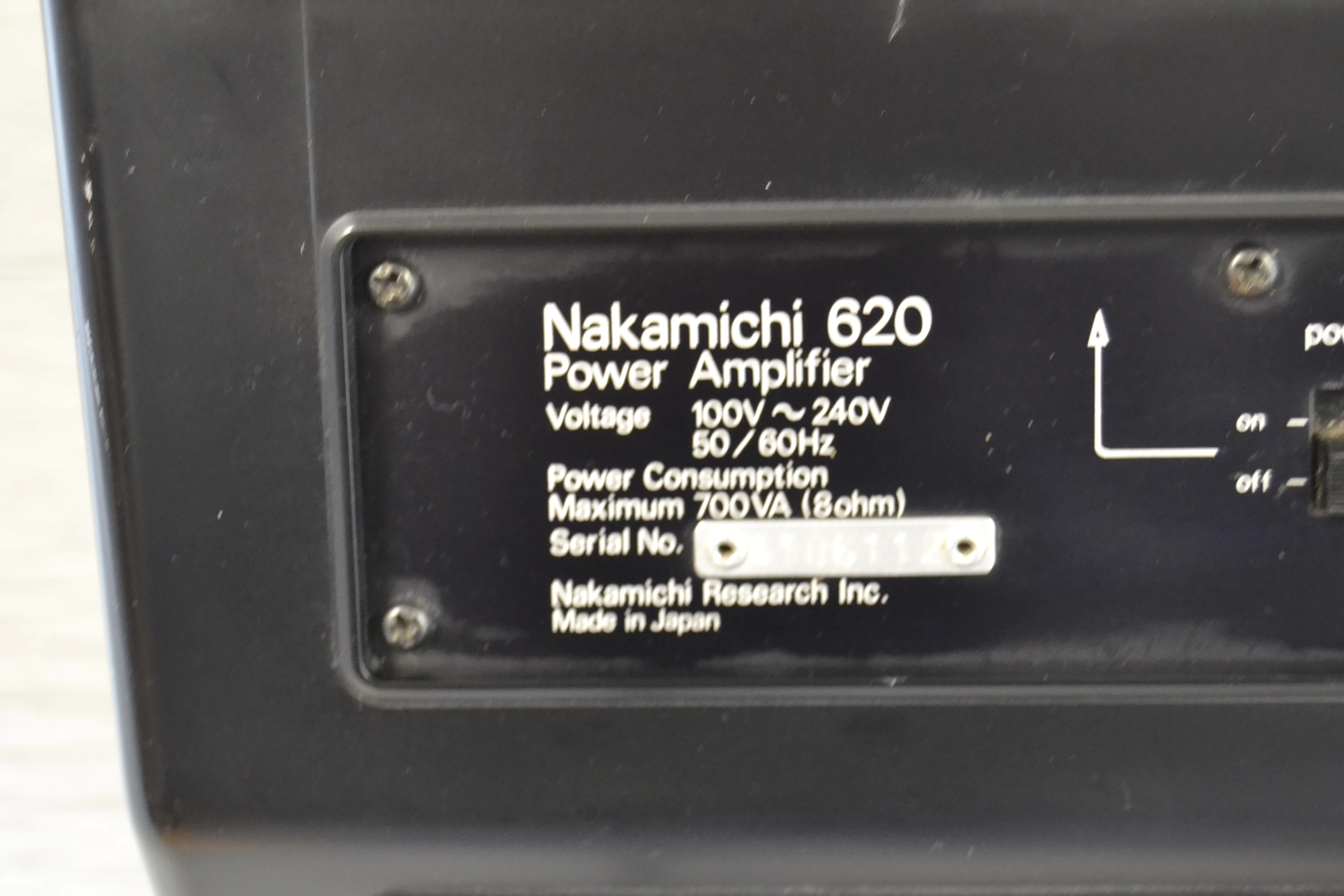 Nakamichi 620 and 630 Preamplifier/Tuner * Power Amplifier 100W RMS - Image 15