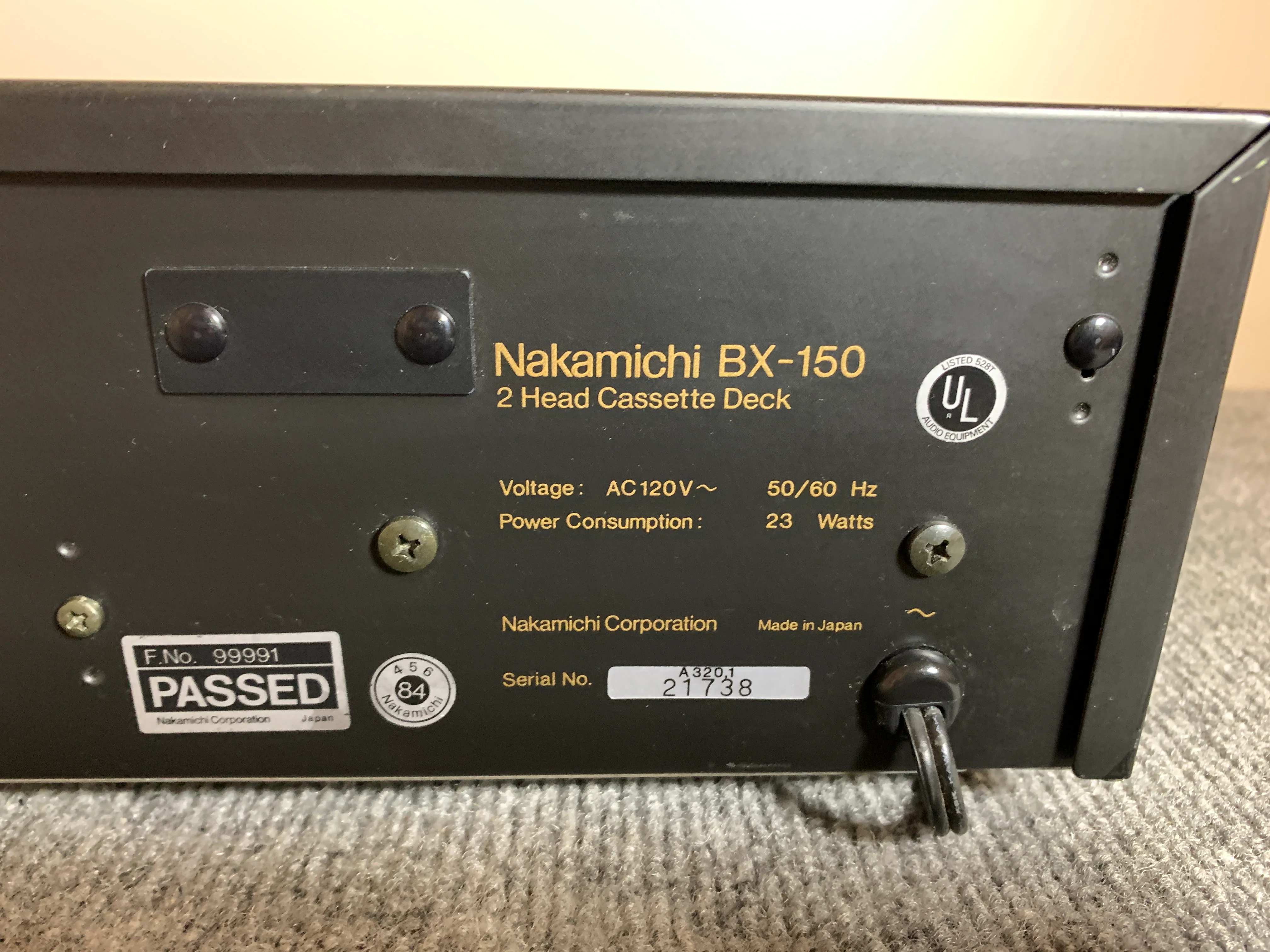 Nakamichi BX-150 Single Cassette Deck - Image 12