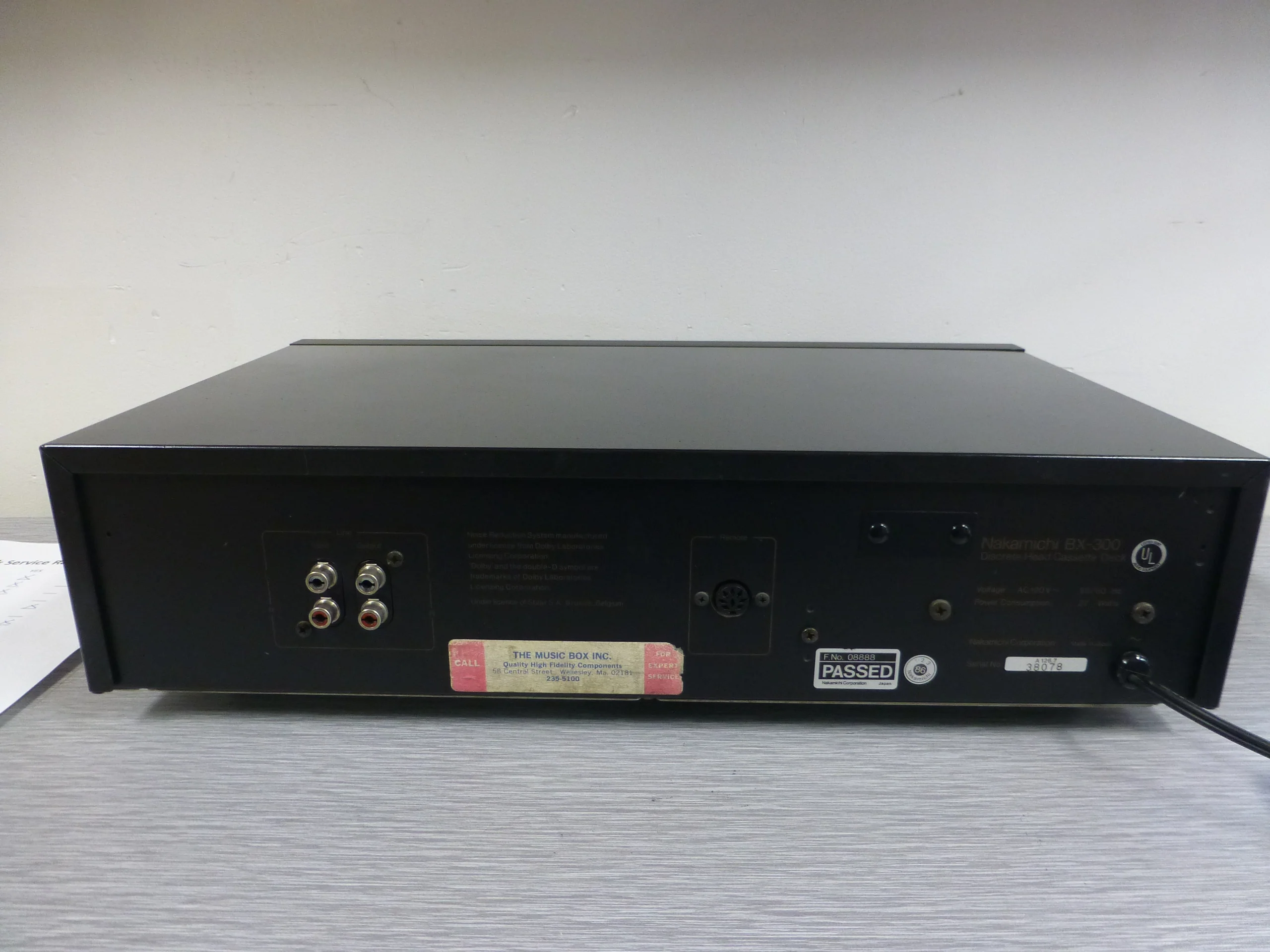 Nakamichi BX-300 Single Cassette Deck - 3 Heads - Fully Serviced - New Belts - Image 9