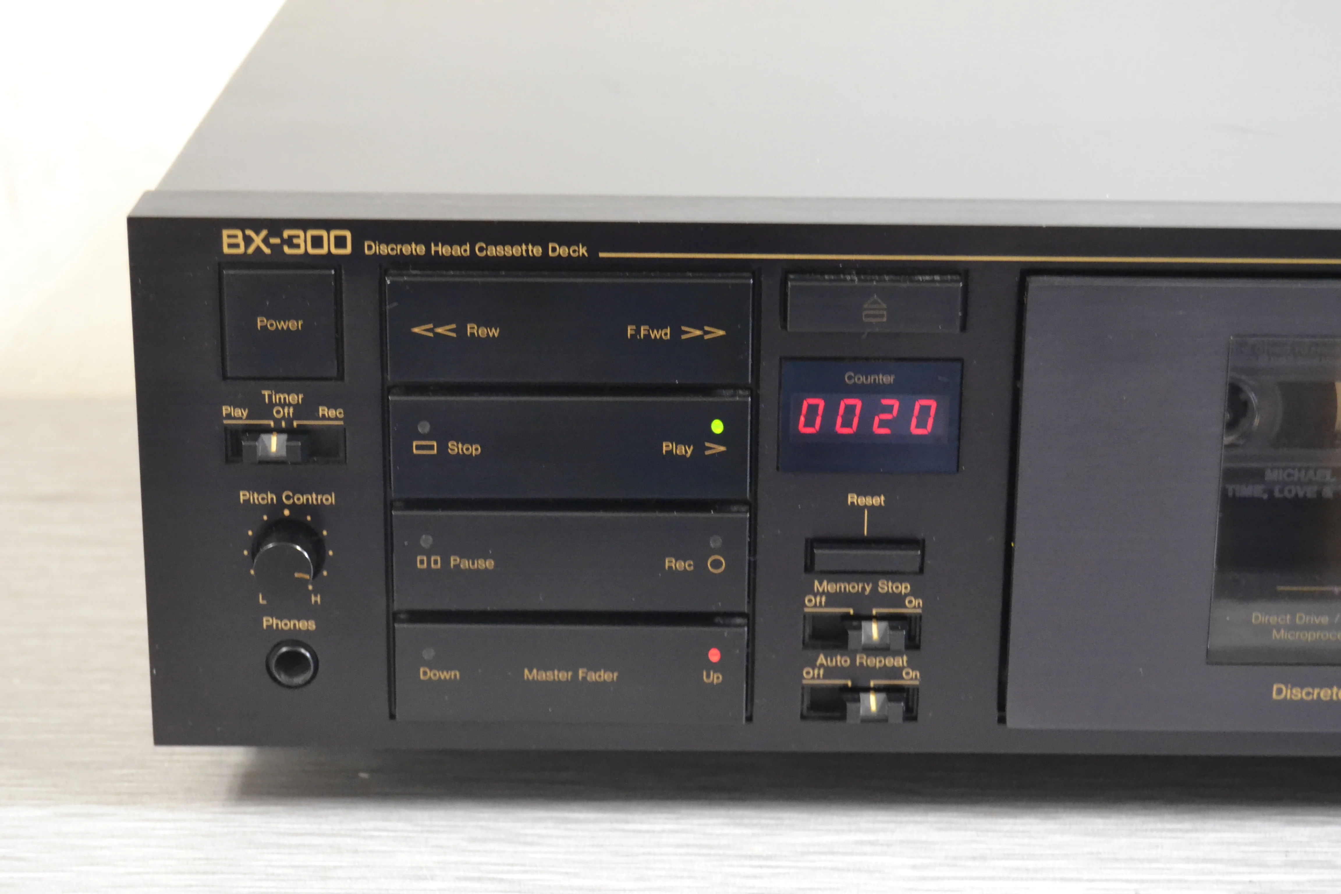 Nakamichi BX-300 Single Cassette Deck 3 Heads * New Belts * - Image 2