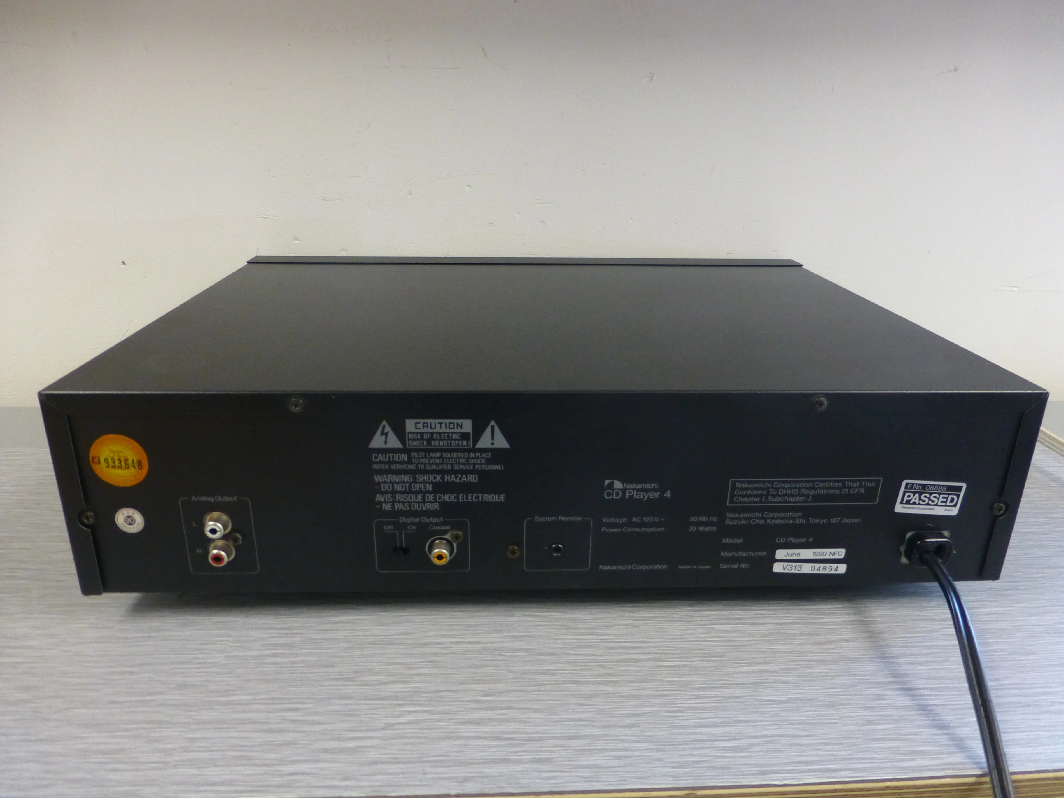 Nakamichi CD Player 4 - Single CD Player - Image 9