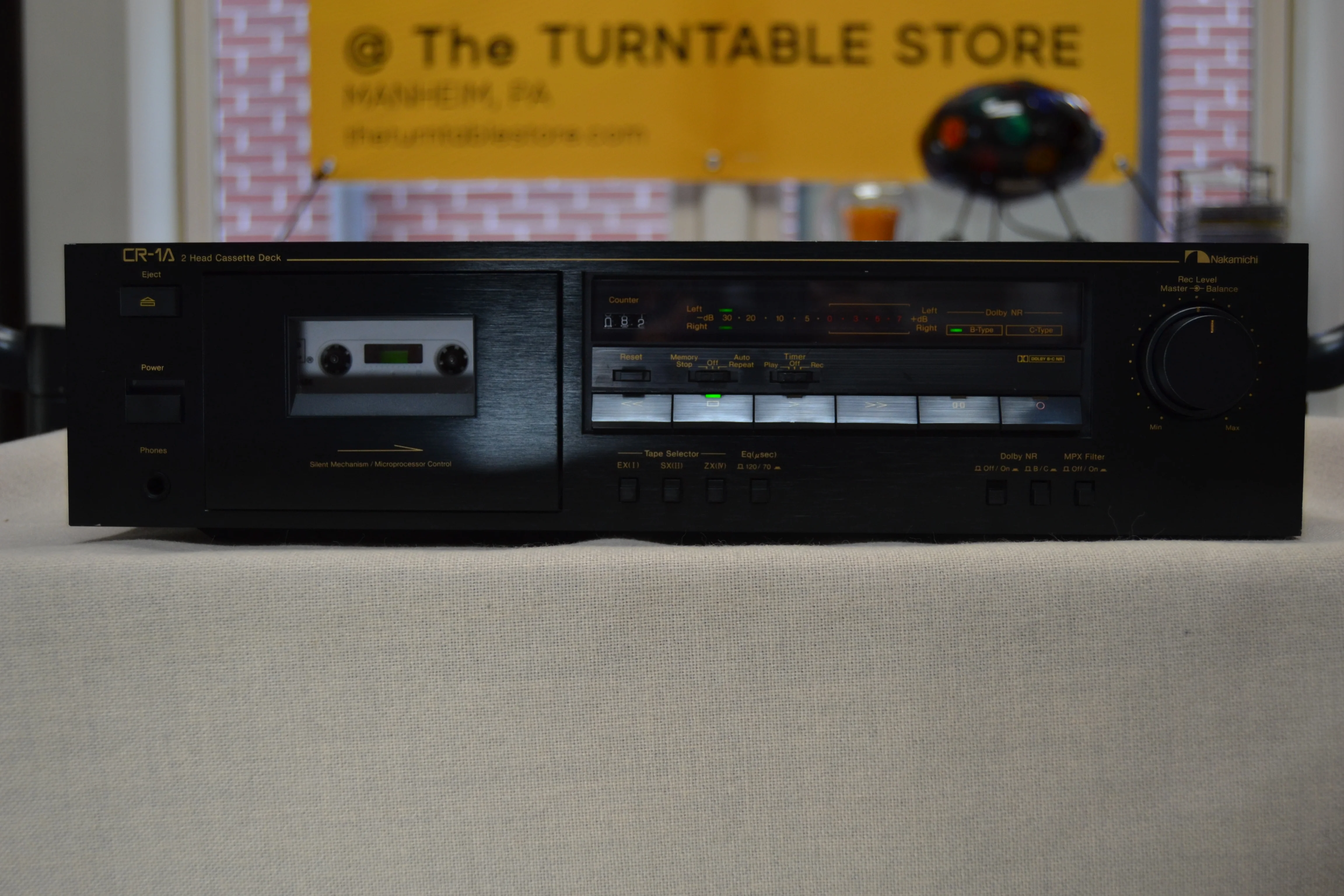 Nakamichi CR-1A Single Cassette Deck * Fully Serviced * New Belts