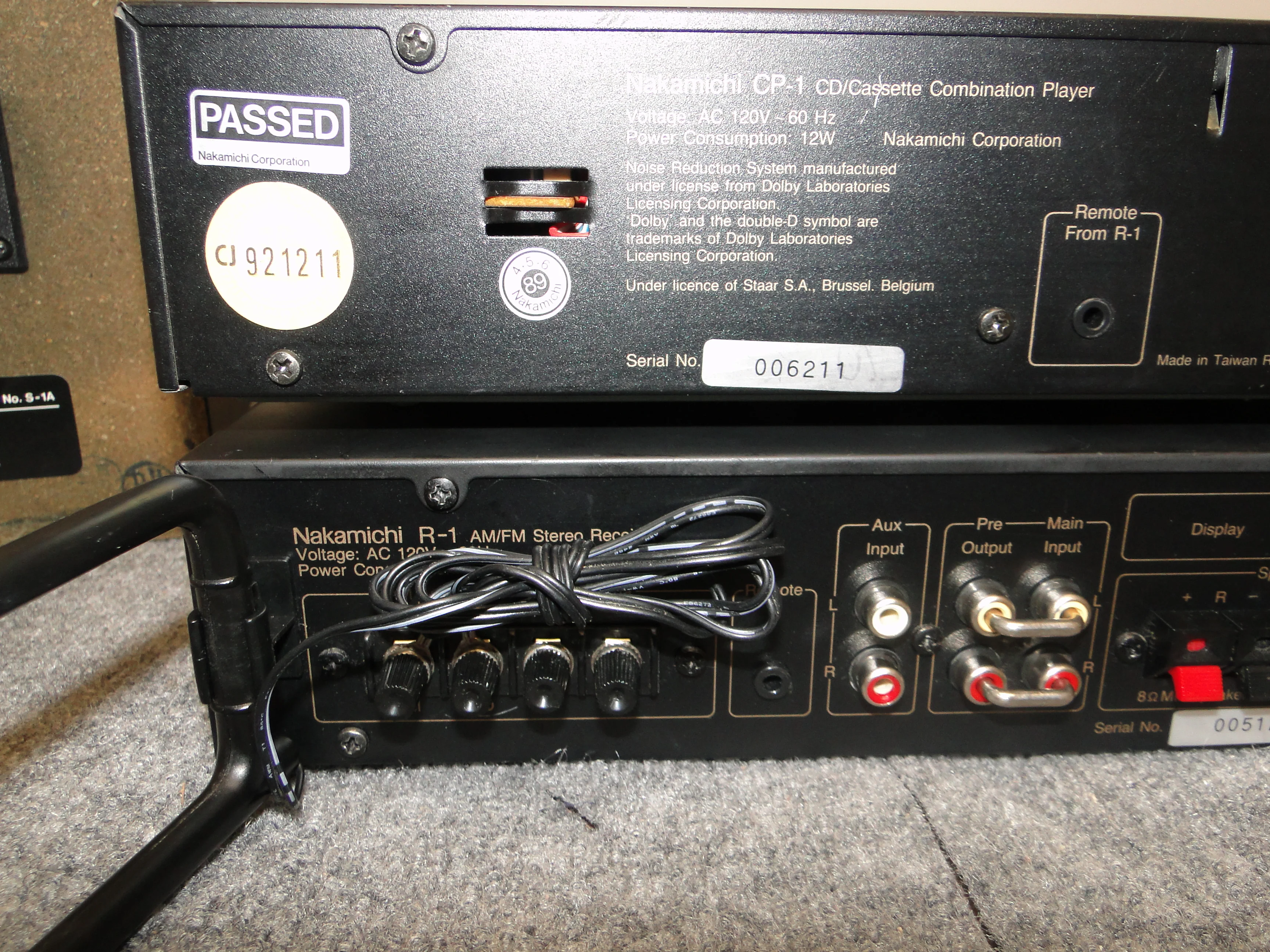 Nakamichi Mini System * CP1 Cd & Tape * R1 Receiver * S-1A Speakers - Image 10