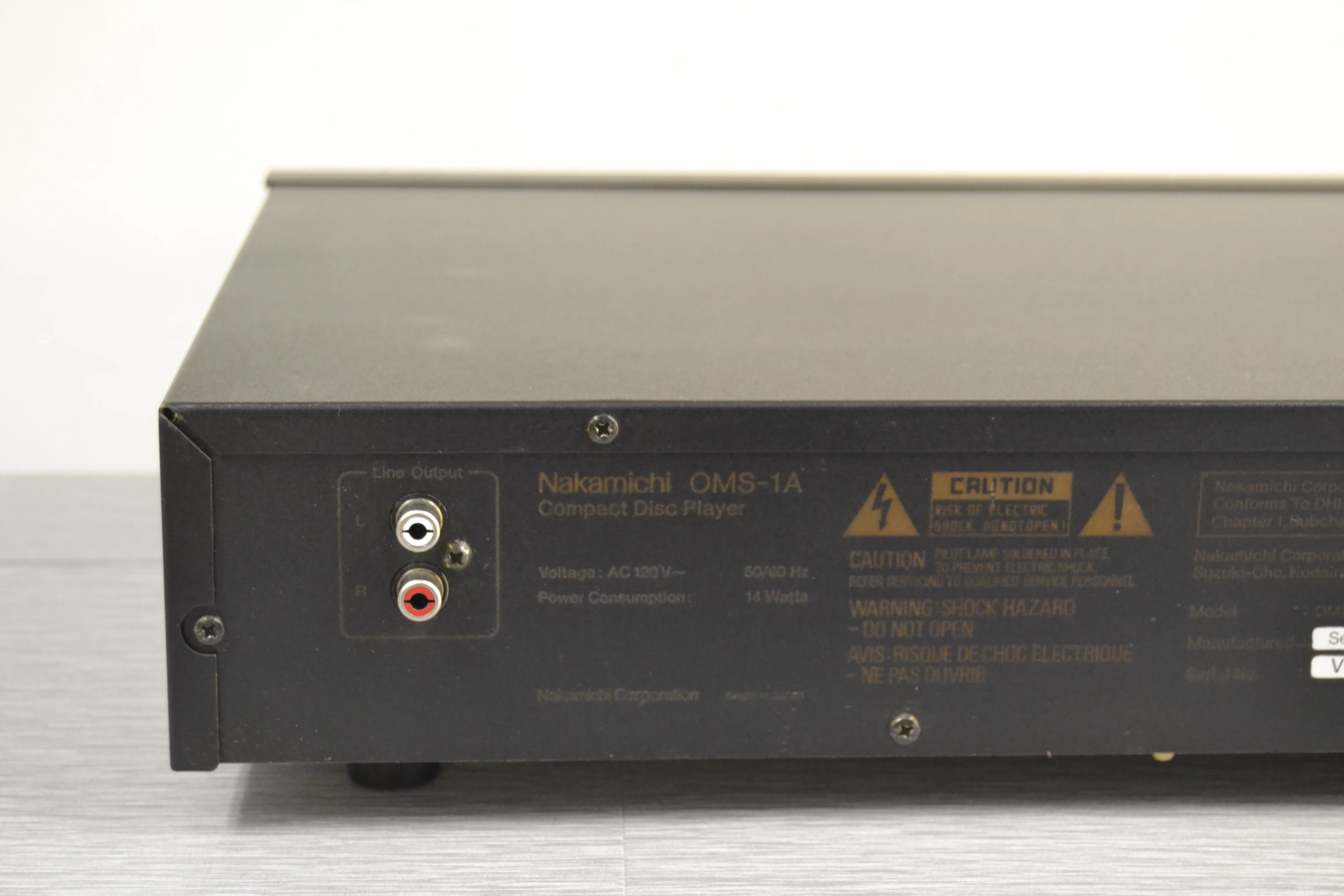 Nakamichi OMS-1A Single CD Player - Image 11