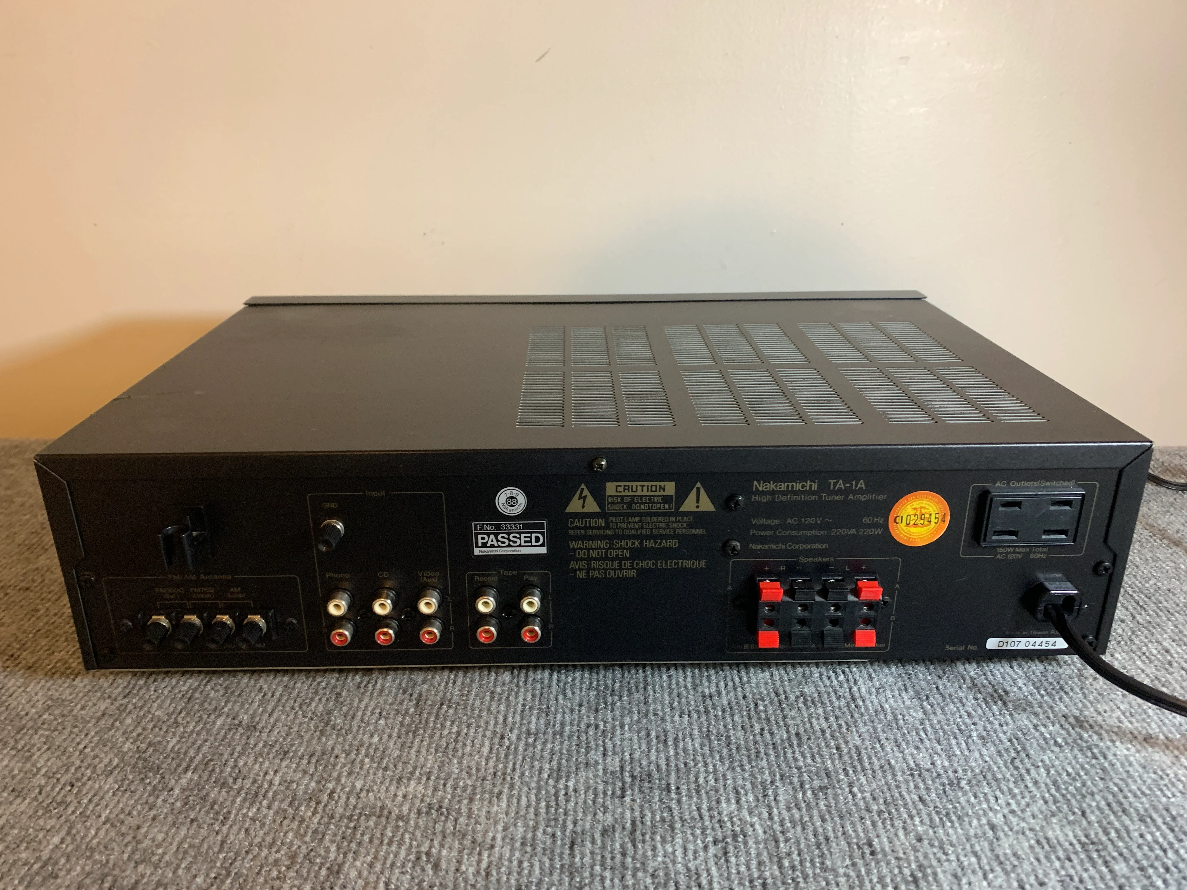 Nakamichi TA-1A High Definition Stereo Receiver - Image 11