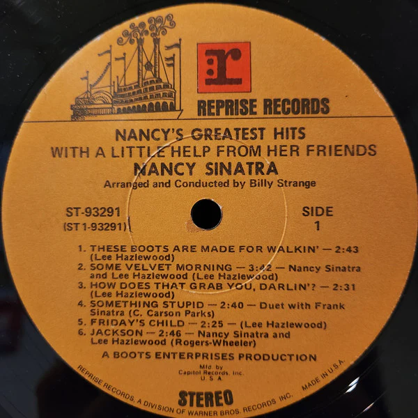 Nancy Sinatra - Nancy's Greatest Hits (LP, Comp, Club, Cap) (Very Good (VG)) - Image 4