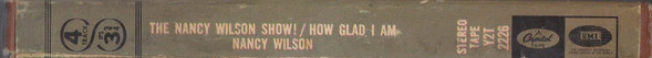 Nancy Wilson - The Nancy Wilson Show! / How Glad I Am (Reel, 4tr Stereo, 7" Reel, Album, Comp) (Very Good Plus (VG+)) - Image 2