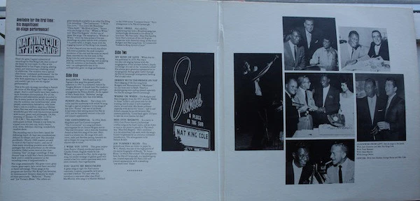 Nat King Cole - At The Sands (LP, Album, Mono, Gat) (Very Good Plus (VG+)) - Image 4