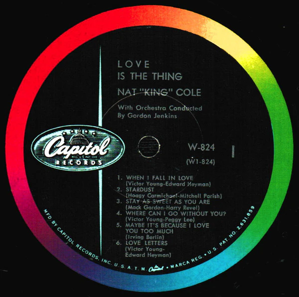 Nat King Cole - Love Is The Thing (LP, Album, Mono, RE) (Very Good Plus (VG+)) - Image 3