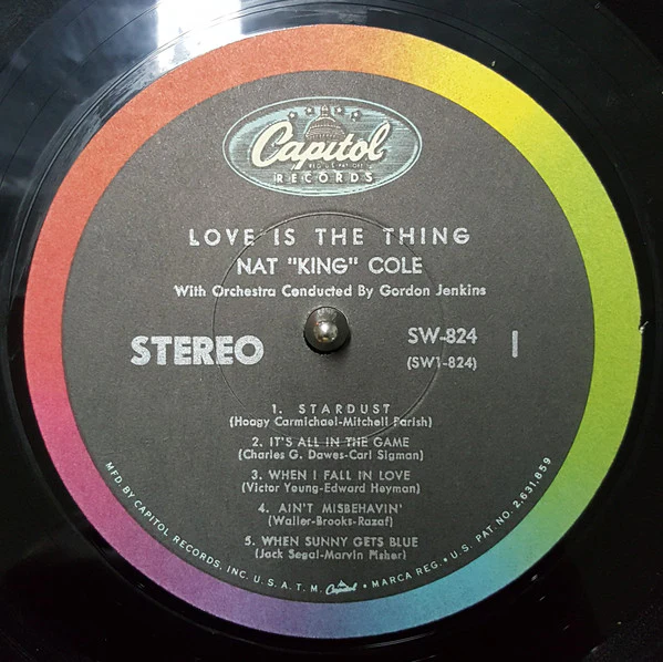 Nat "King" Cole* - Love Is The Thing (LP, Album, RP, Scr) (Very Good Plus (VG+)) - Image 3