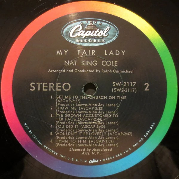 Nat King Cole - My Fair Lady (LP, Album) (Very Good Plus (VG+)) - Image 4