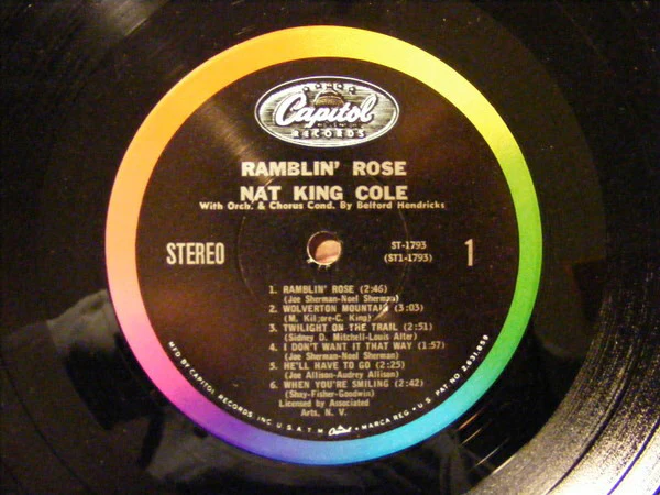 Nat King Cole - Ramblin' Rose (LP, Album) (Very Good Plus (VG+)) - Image 3
