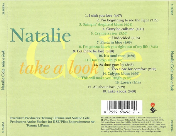 Natalie Cole - Take A Look (CD, Album) (Near Mint (NM or M-)) - Image 2