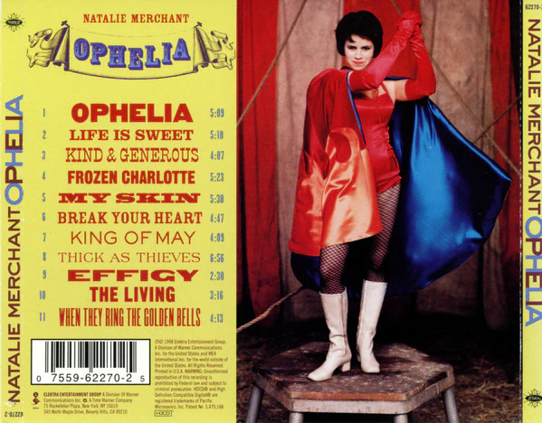 Natalie Merchant - Ophelia (HDCD, Album, RP) (Very Good Plus (VG+)) - Image 4
